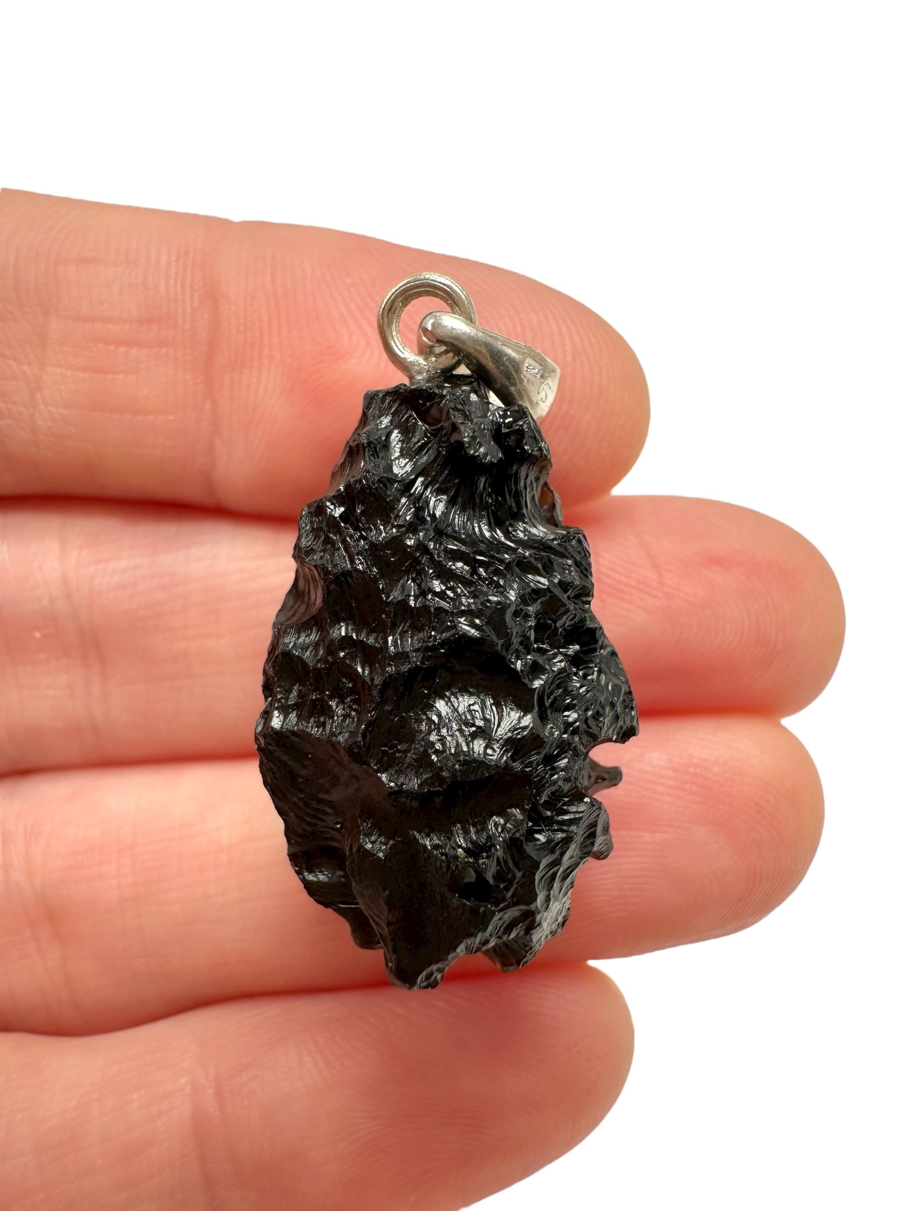 Silver bilitonite pendant 6,6g