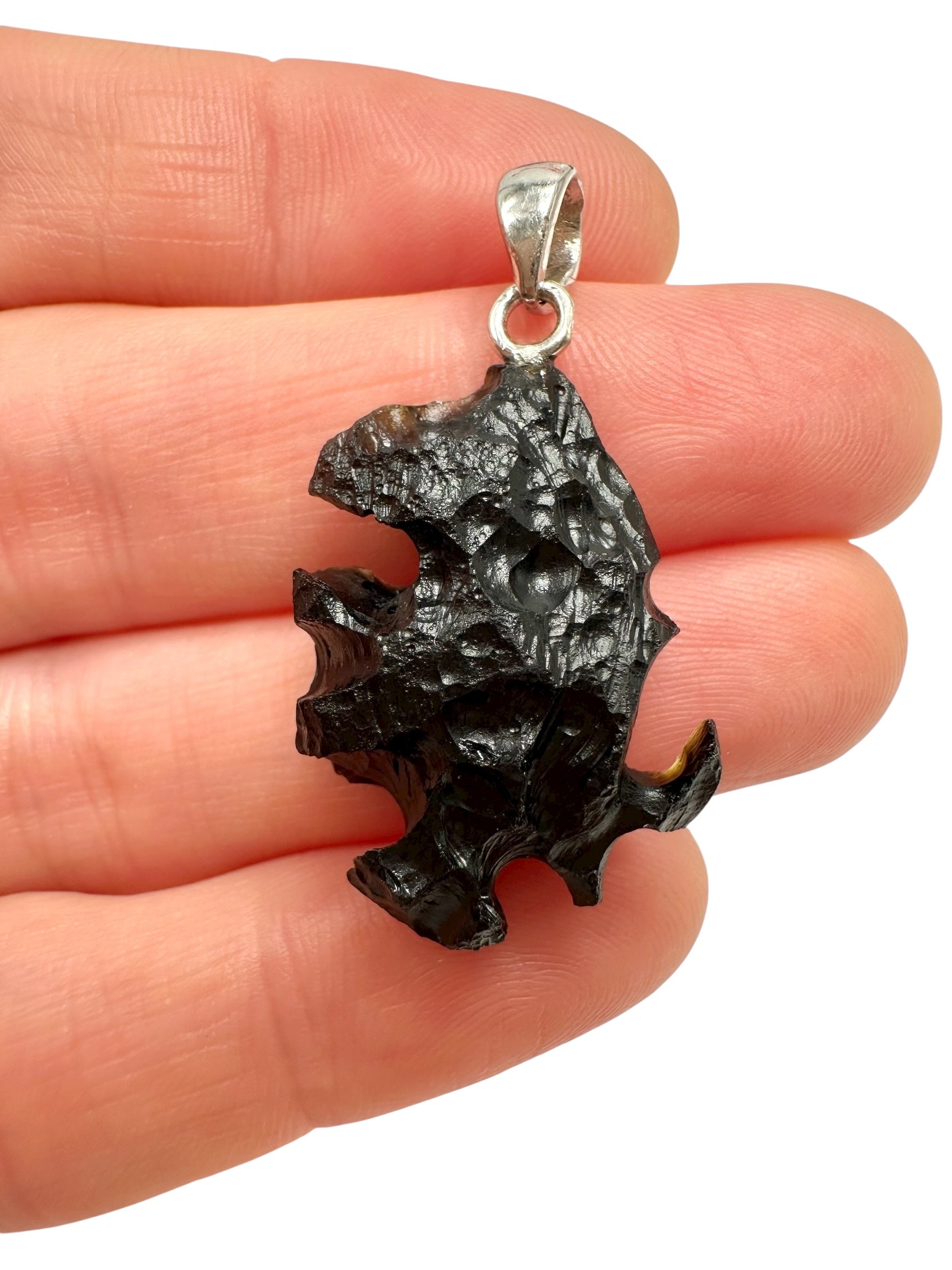 Silver bilitonite pendant 3,9g