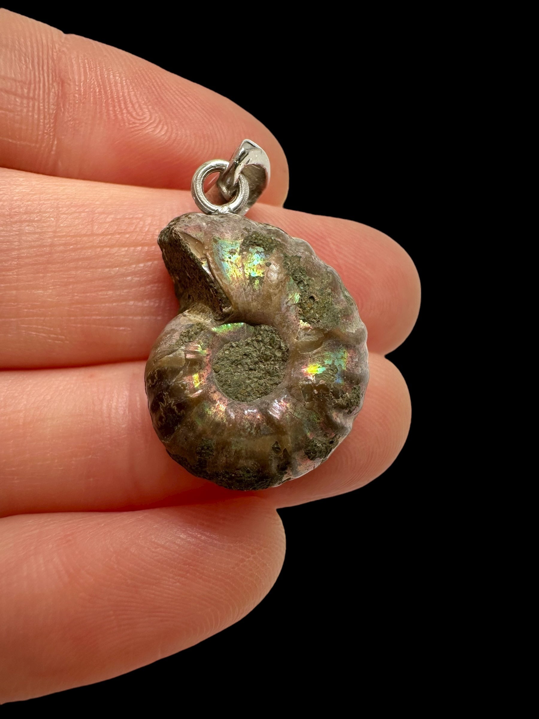 Silver ammonite pendant 4,3g – Madagascar - SP/AM03
