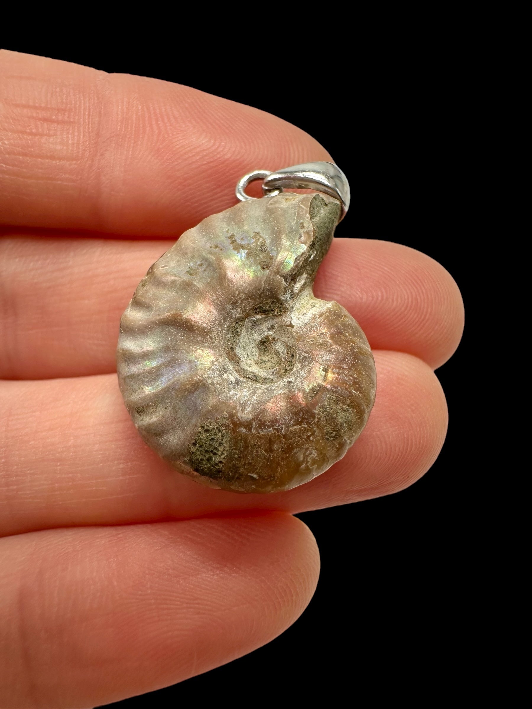 Silver ammonite pendant 5,6g – Madagascar - SP/AM04