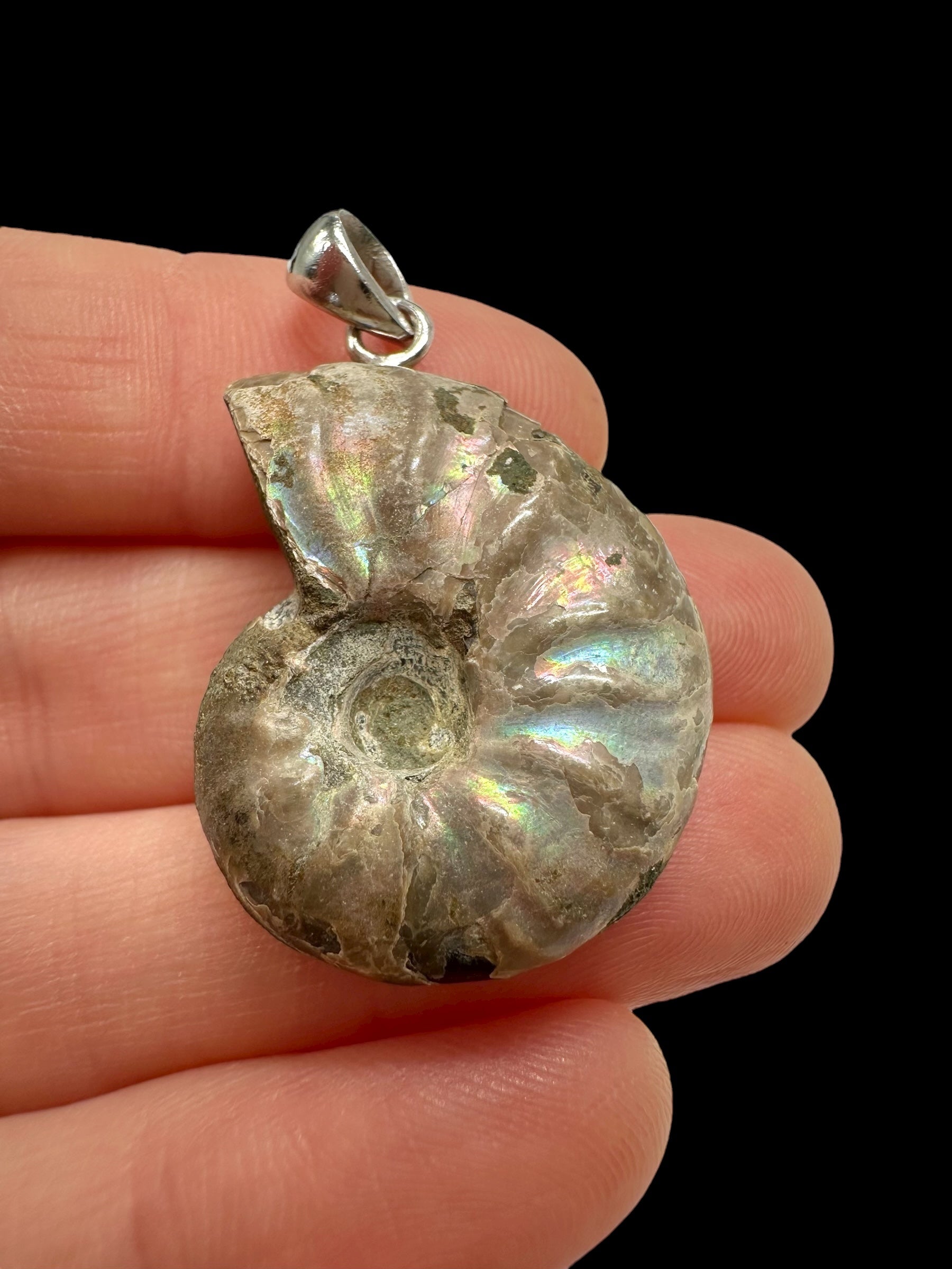 Silver ammonite pendant 7,6g – Madagascar - SP/AM05