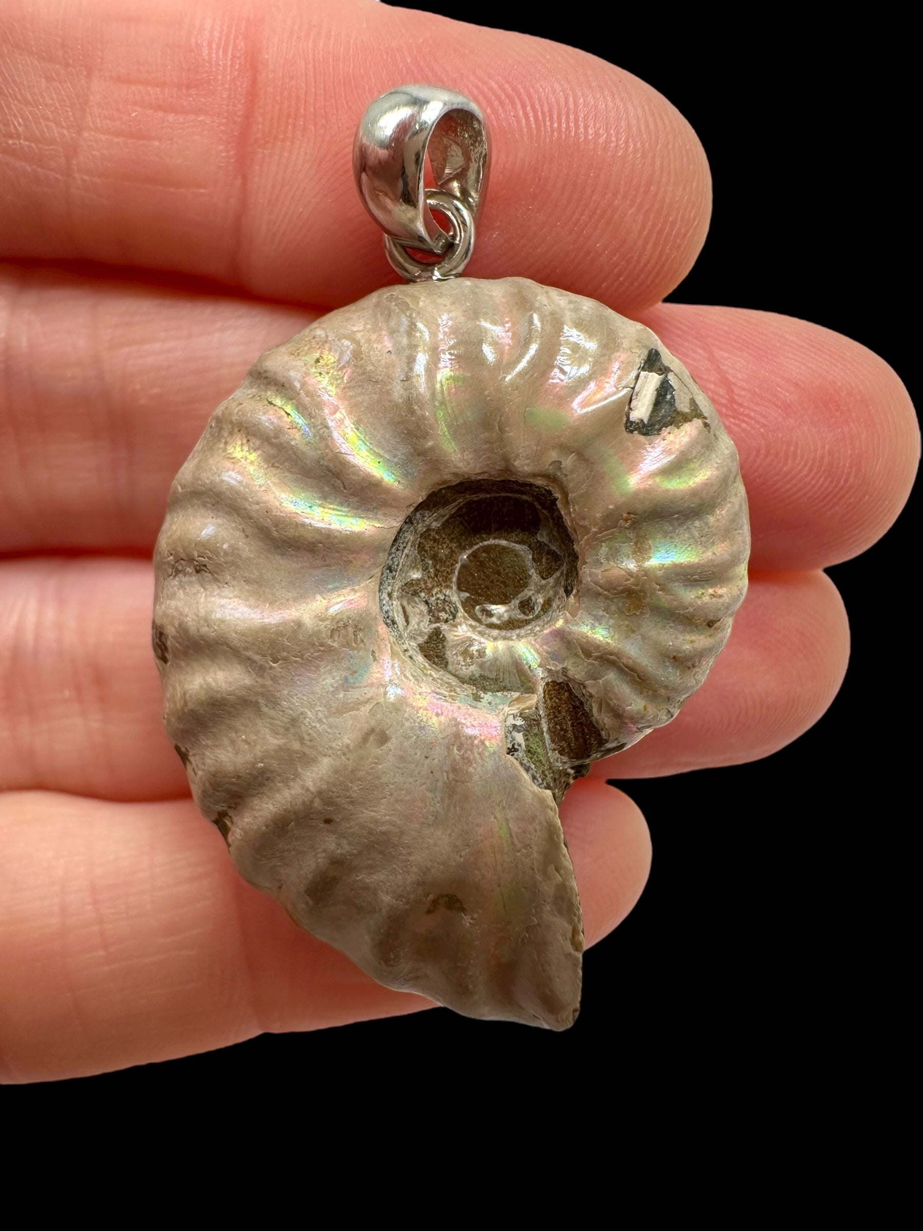Silver ammonite pendant 14,7g – Madagascar - SP/AM07