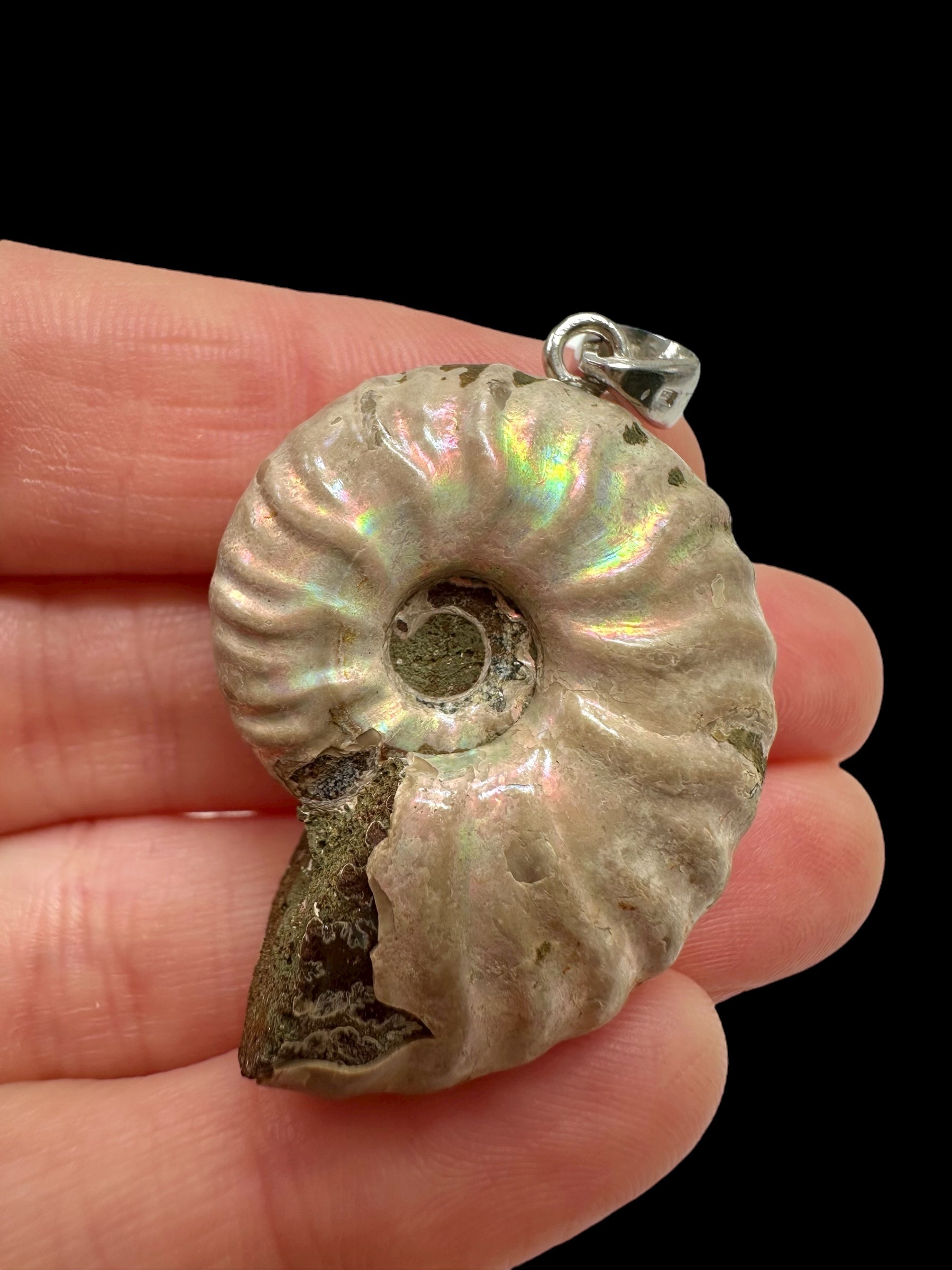 Silver ammonite pendant 14,7g – Madagascar