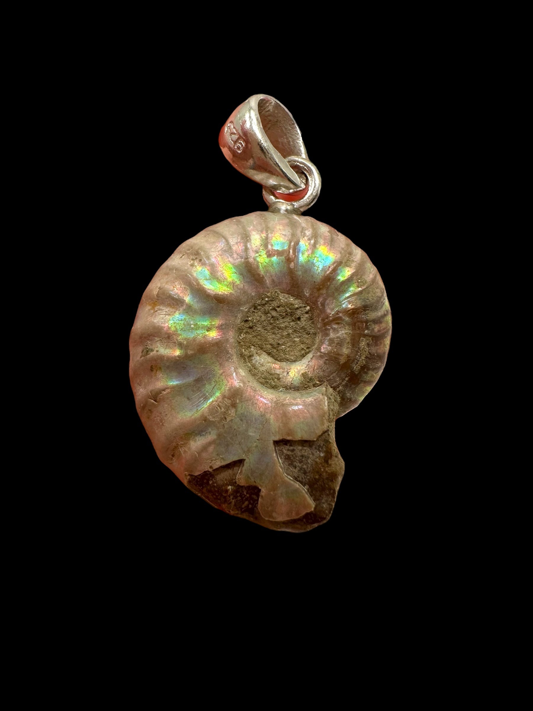 Silver ammonite pendant 4,1g – Madagascar - SP/AM09
