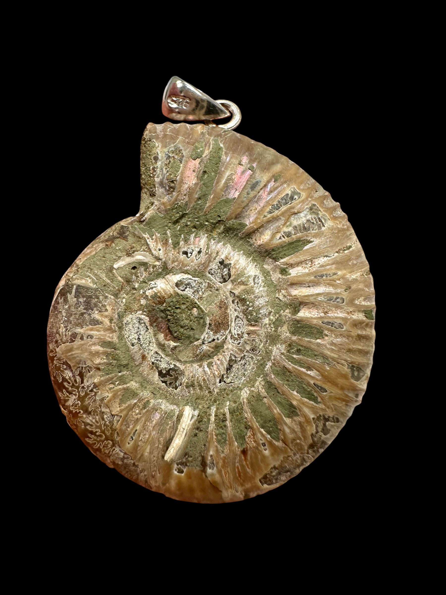 Silver ammonite pendant 13,2g – Madagascar - SP/AM10