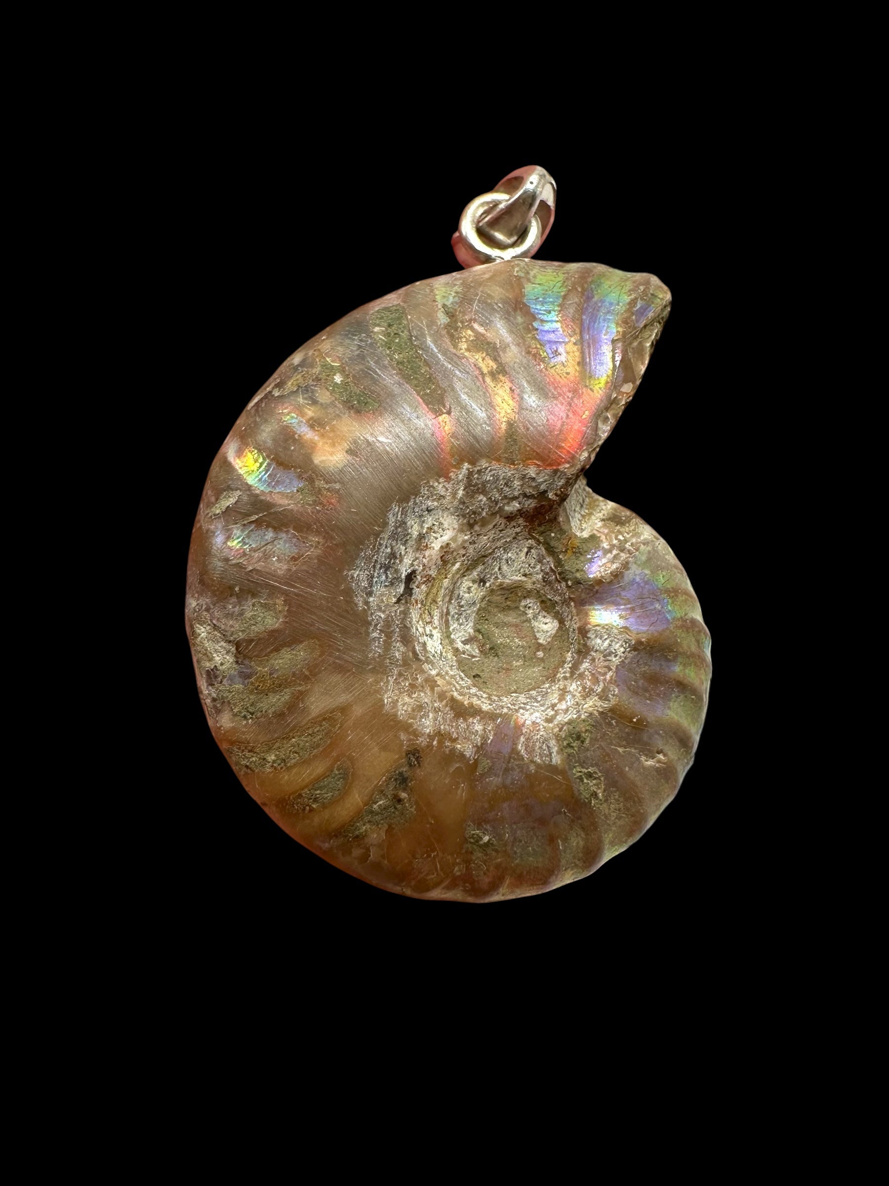 Silver ammonite pendant 11g – Madagascar