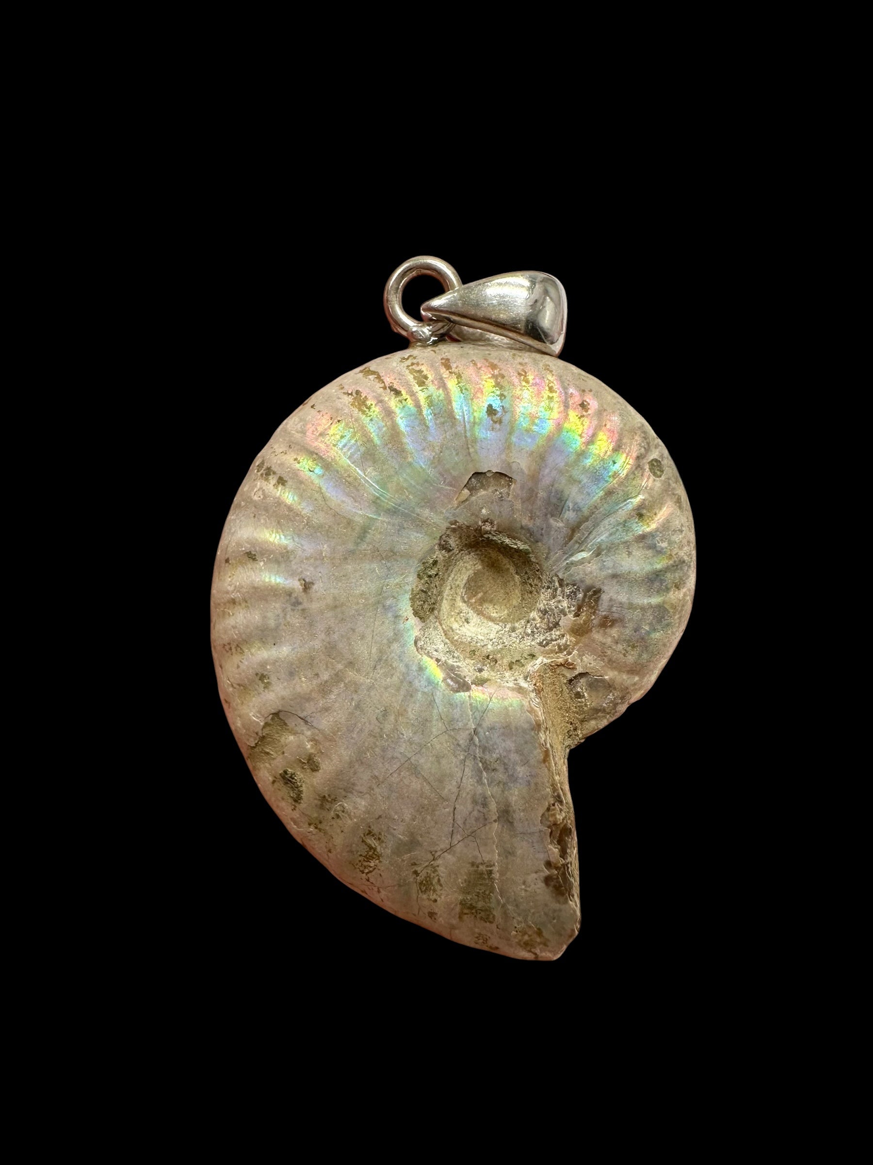 Silver ammonite pendant 10,4g – Madagascar