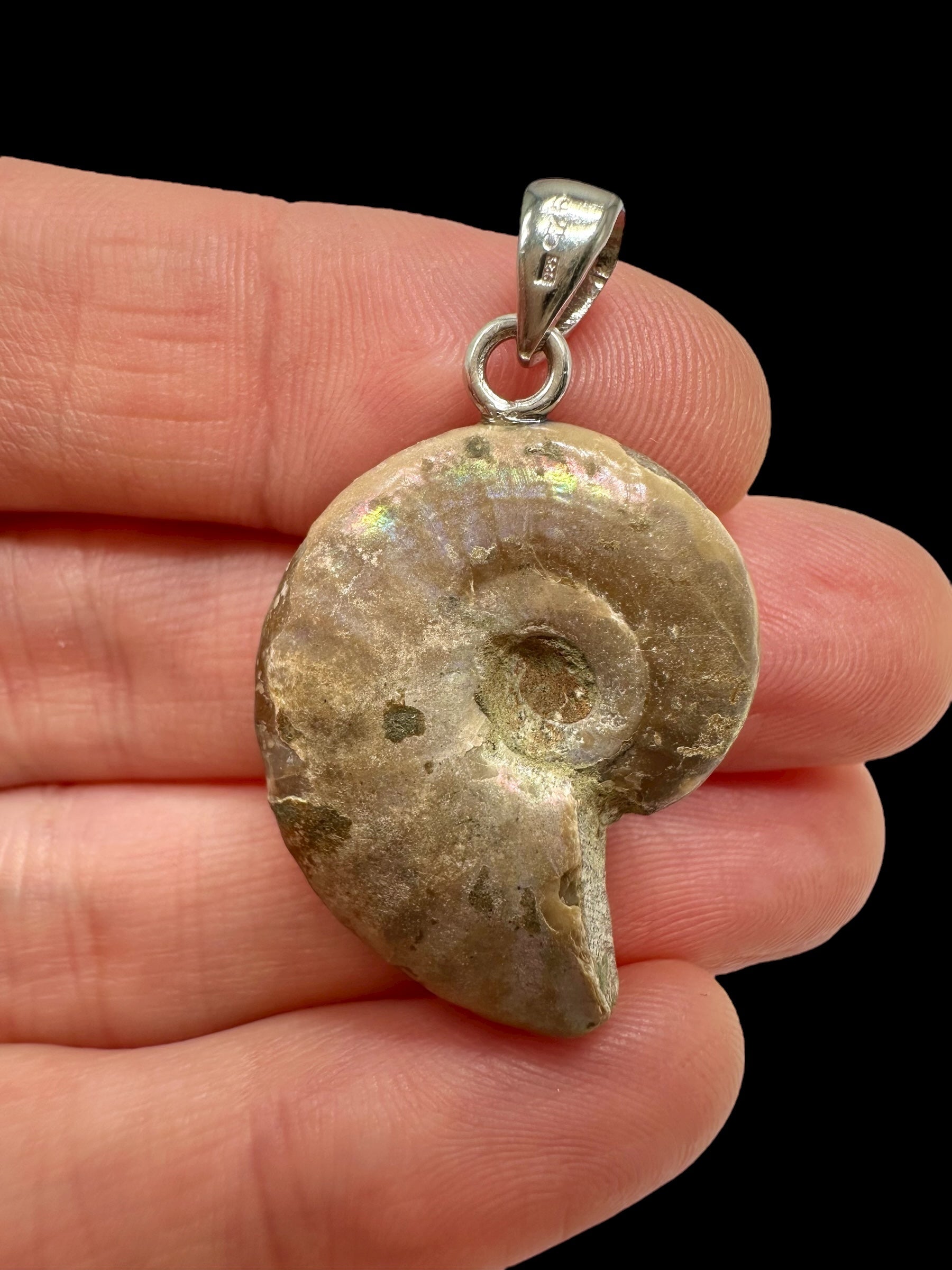 Silver ammonite pendant 6,8g – Madagascar - SP/AM14