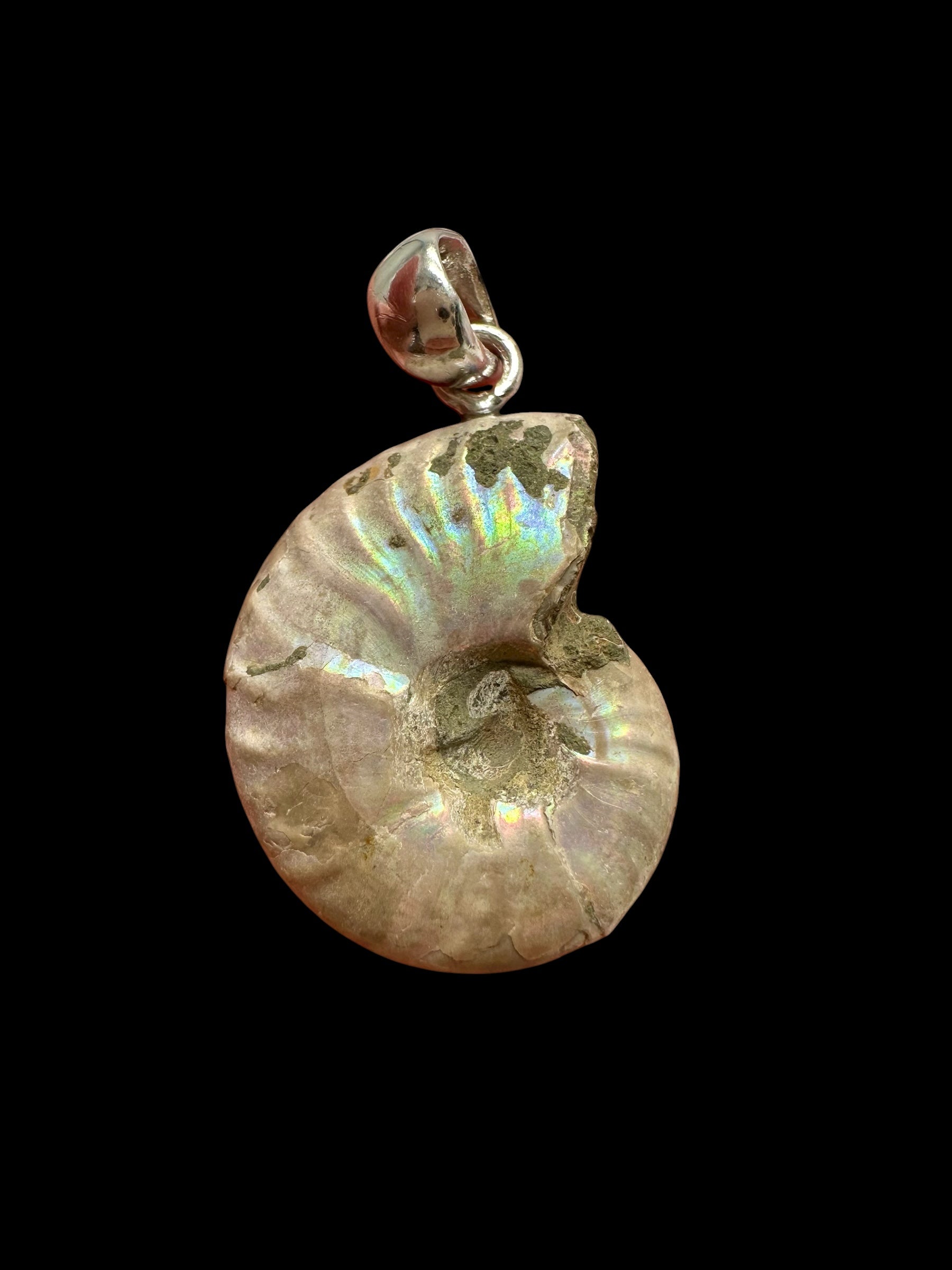 Silver ammonite pendant 4,8g – Madagascar