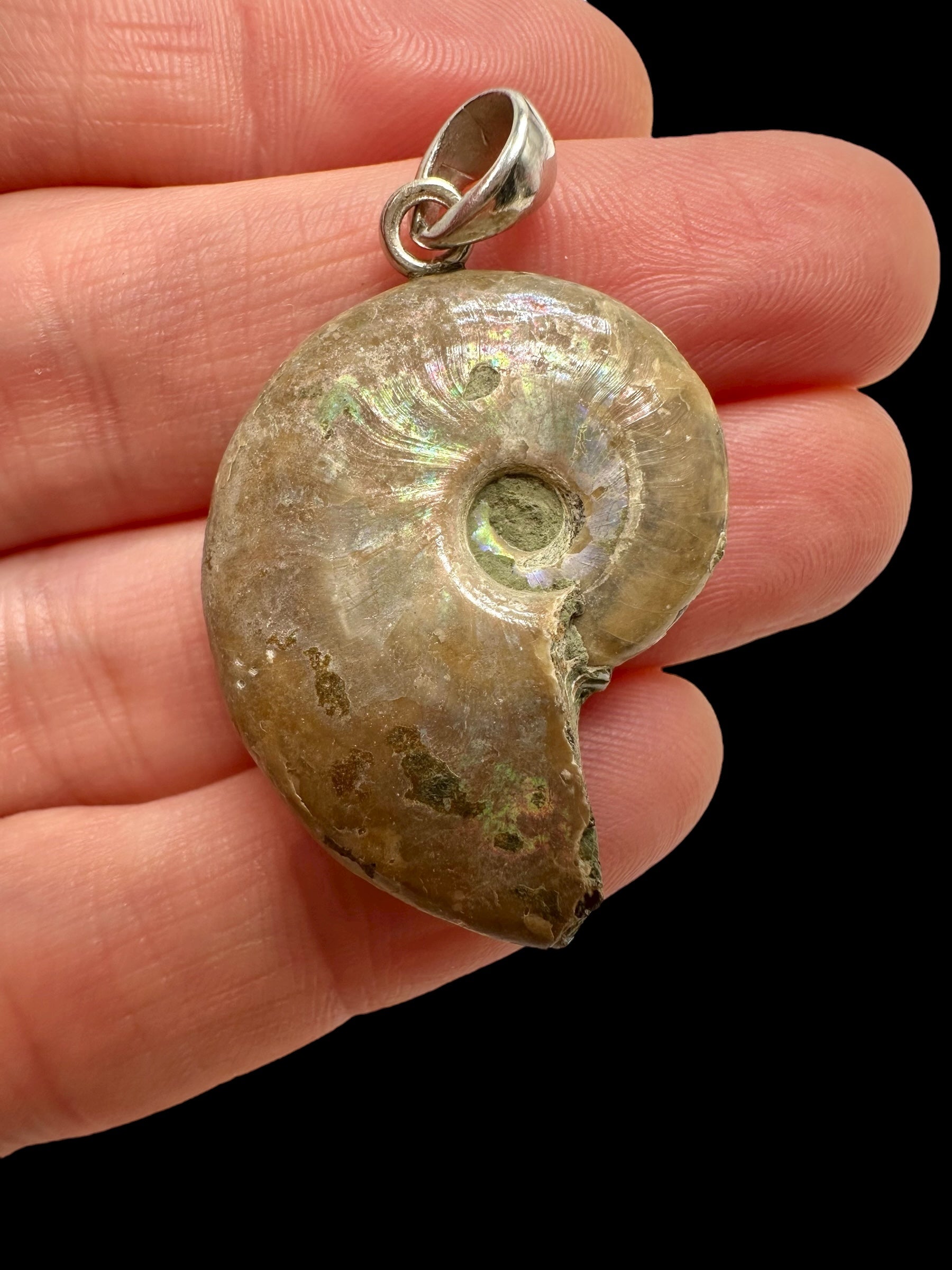 Silver ammonite pendant 7,6g – Madagascar - SP/AM17