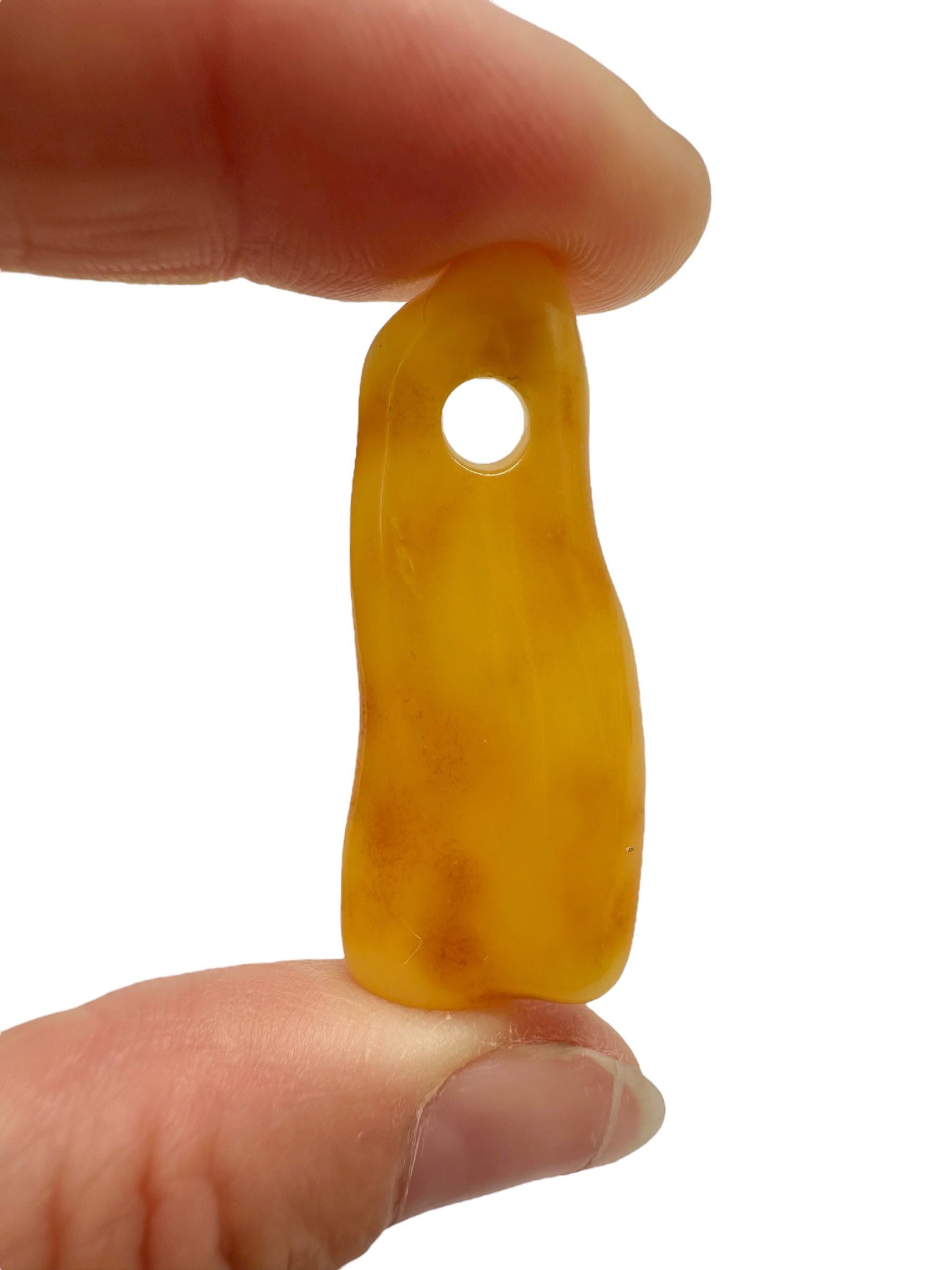 Amber with a drilled hole for hanging 2,4g – Lithuania - JND77