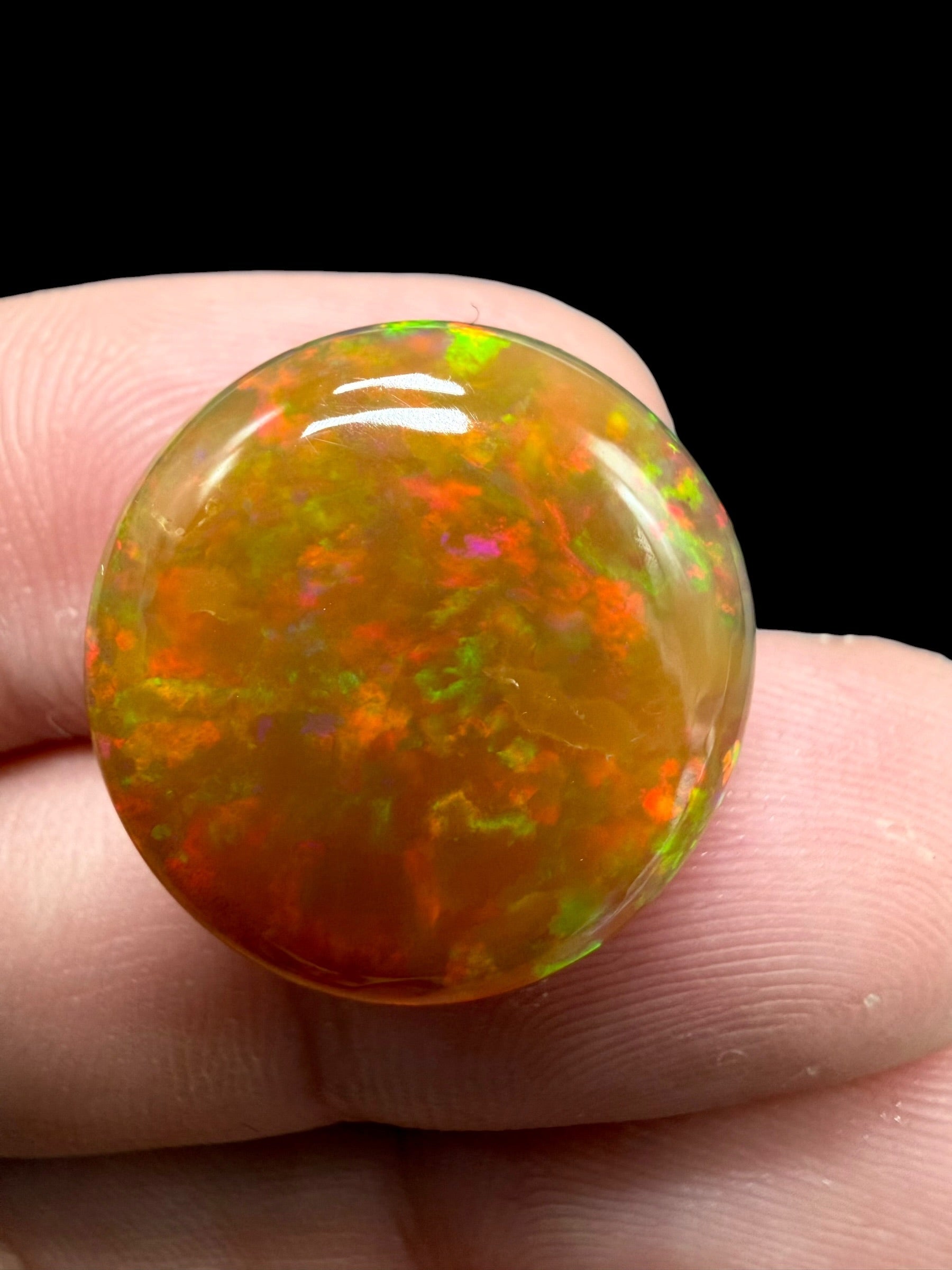 Precious opal cabochon 17,7ct – Welo, Ethiopia - OPK001