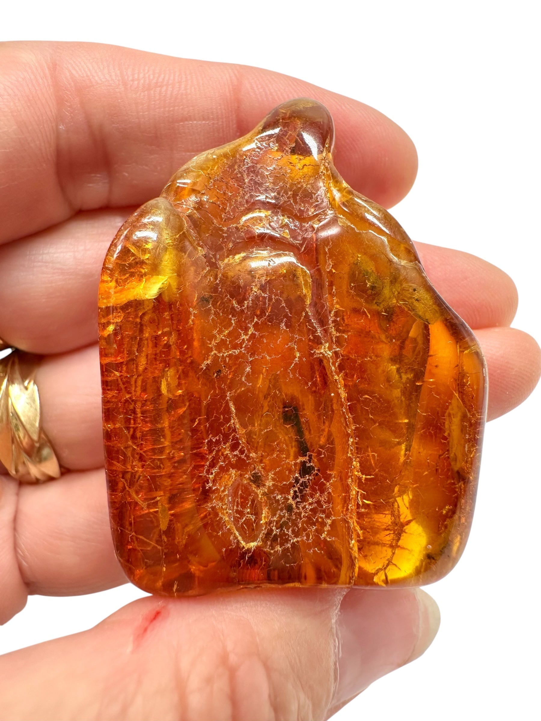 Amber with a drilled hole for hanging 12,5g – Lithuania - JND108
