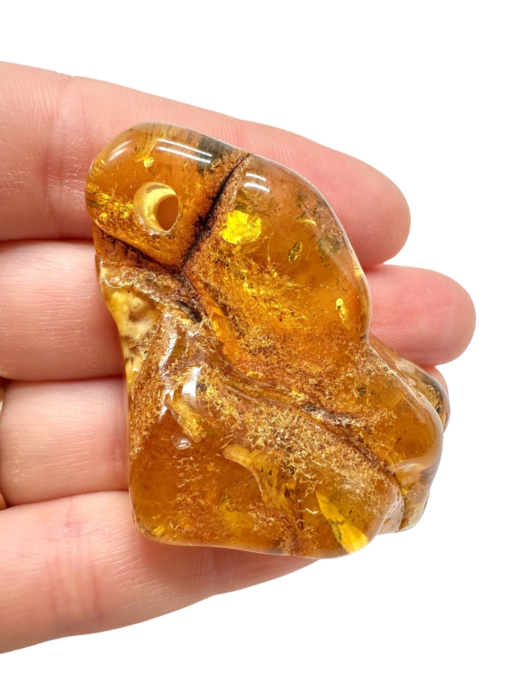 Amber with a drilled hole for hanging 13,7g – Lithuania