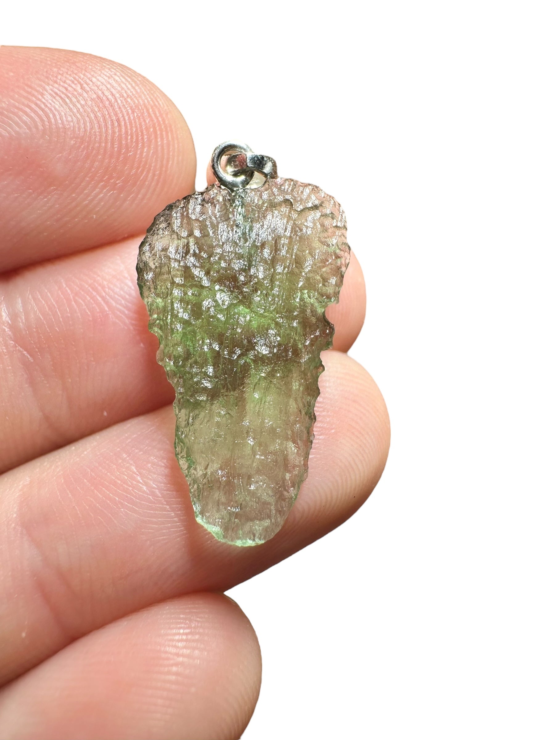 Silver moldavite pendant 1,5g - SP/V668