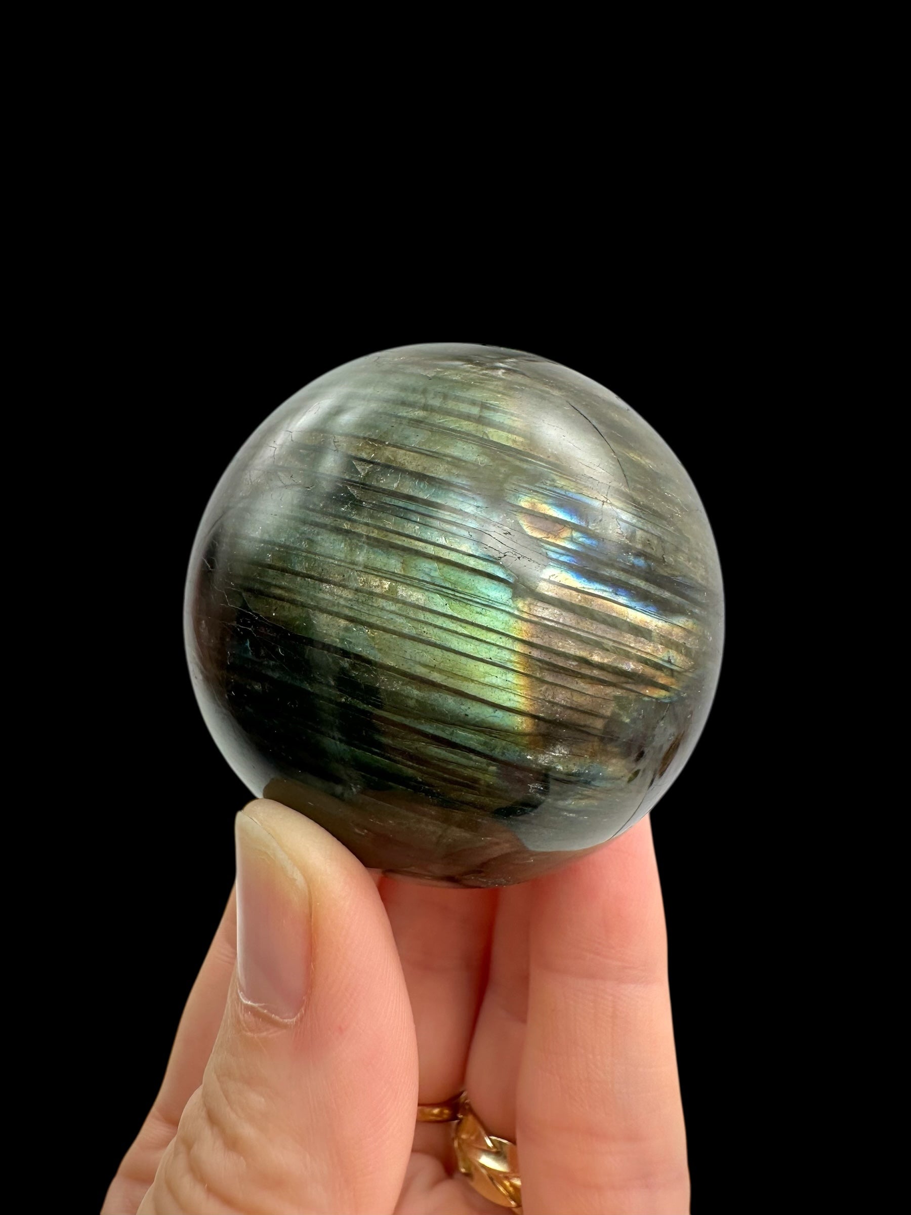 Labradorite sphere – Madagascar - L045