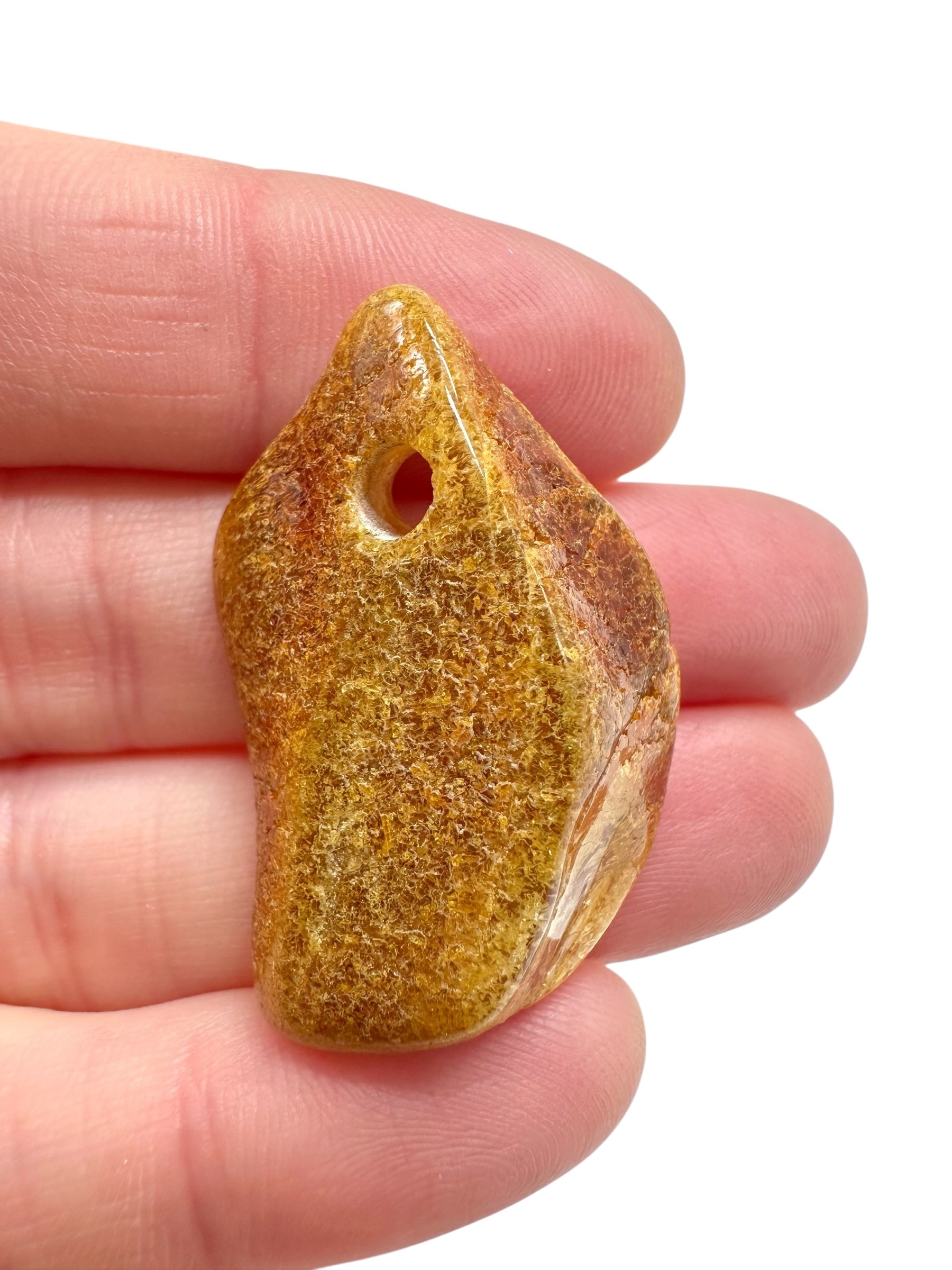 Amber with a drilled hole for hanging 3,3g – Lithuania