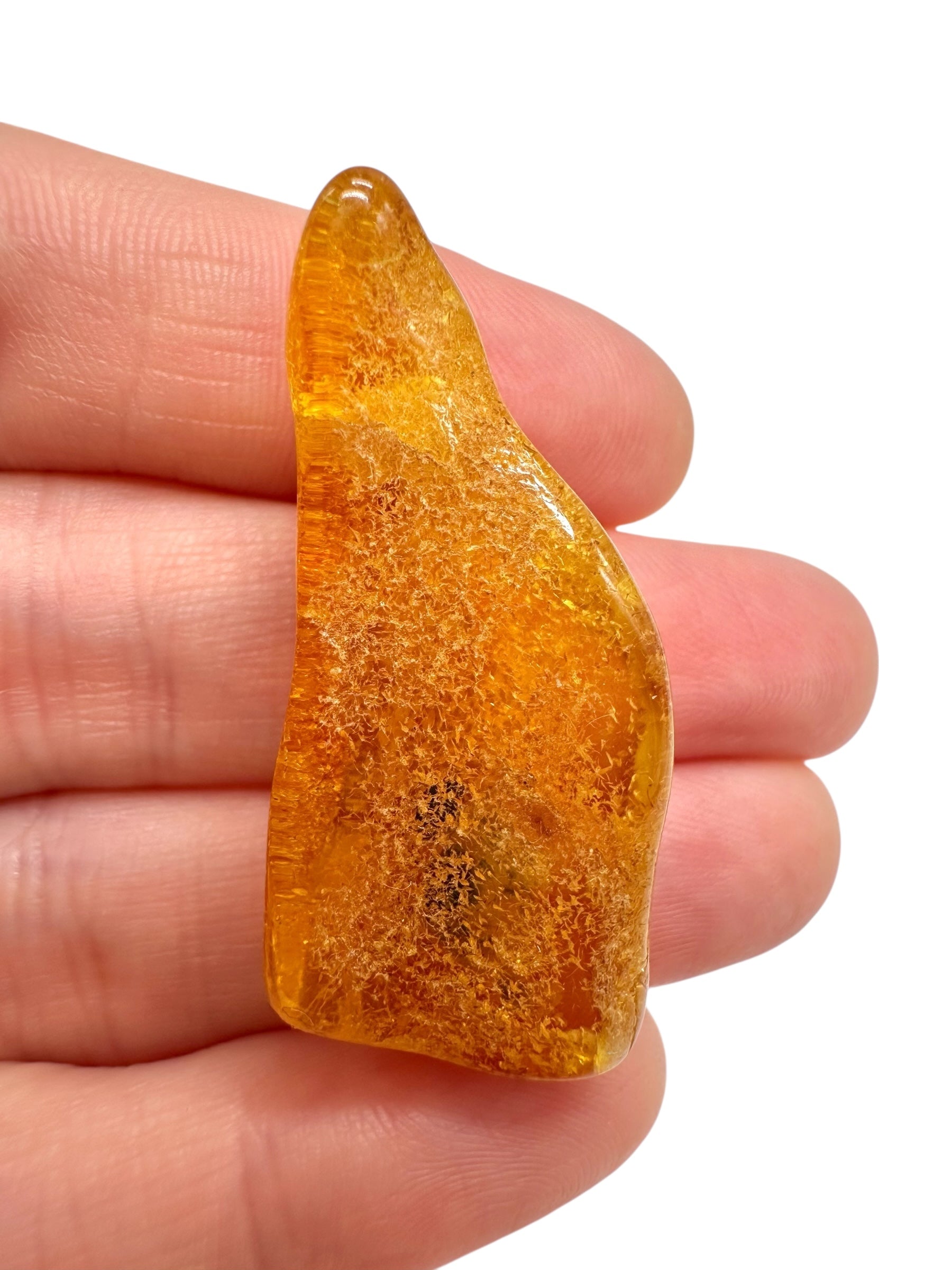 Amber with a drilled hole for hanging 3,7g – Lithuania - JND133