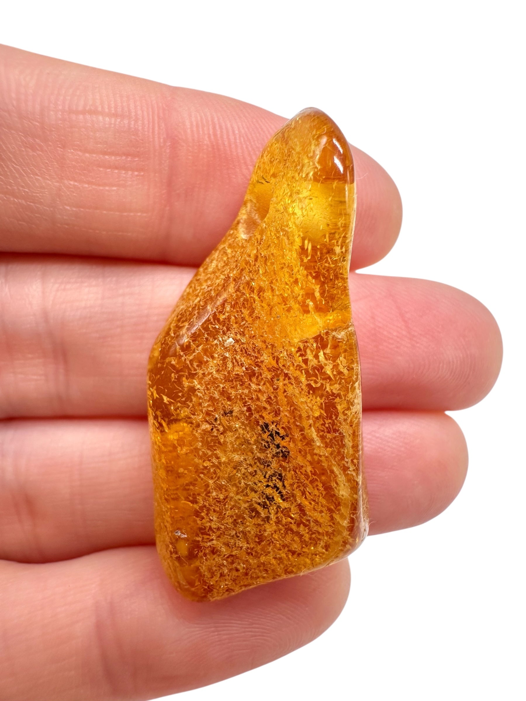 Amber with a drilled hole for hanging 3,7g – Lithuania