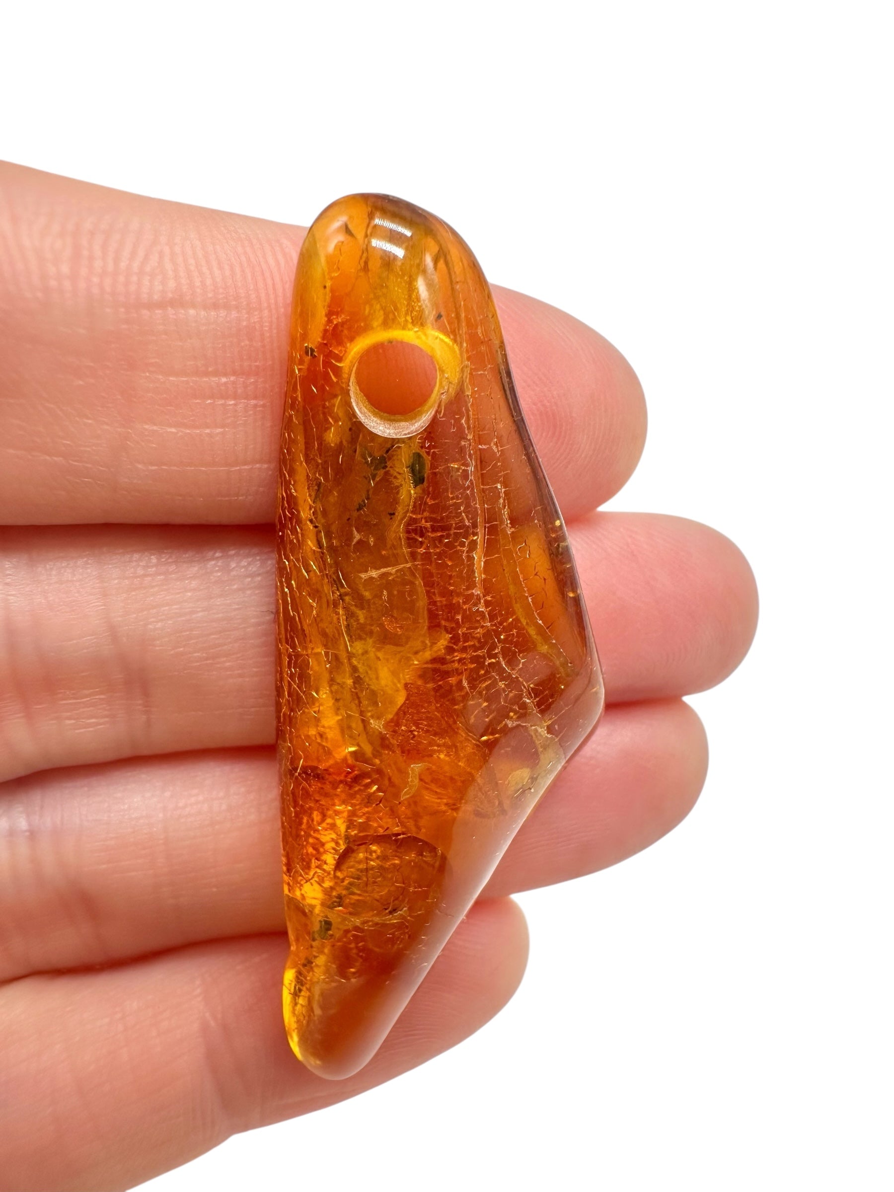 Amber with a drilled hole for hanging 3,5g – Lithuania