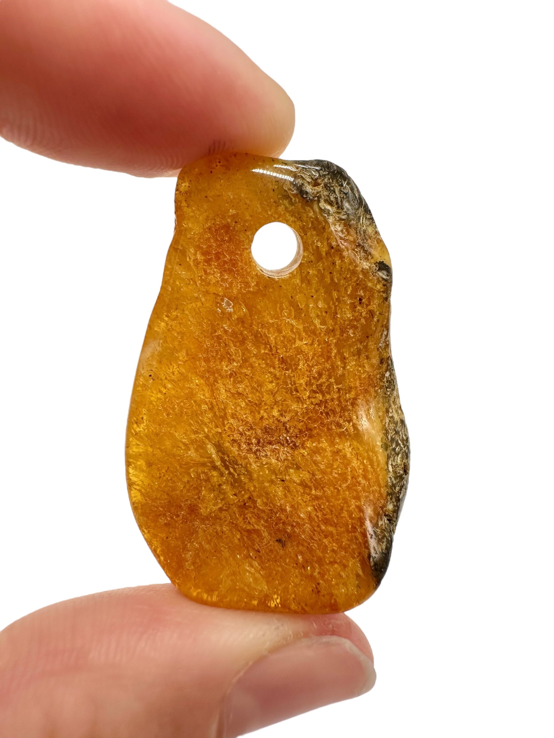 Amber with a drilled hole for hanging 4g – Lithuania - JND136
