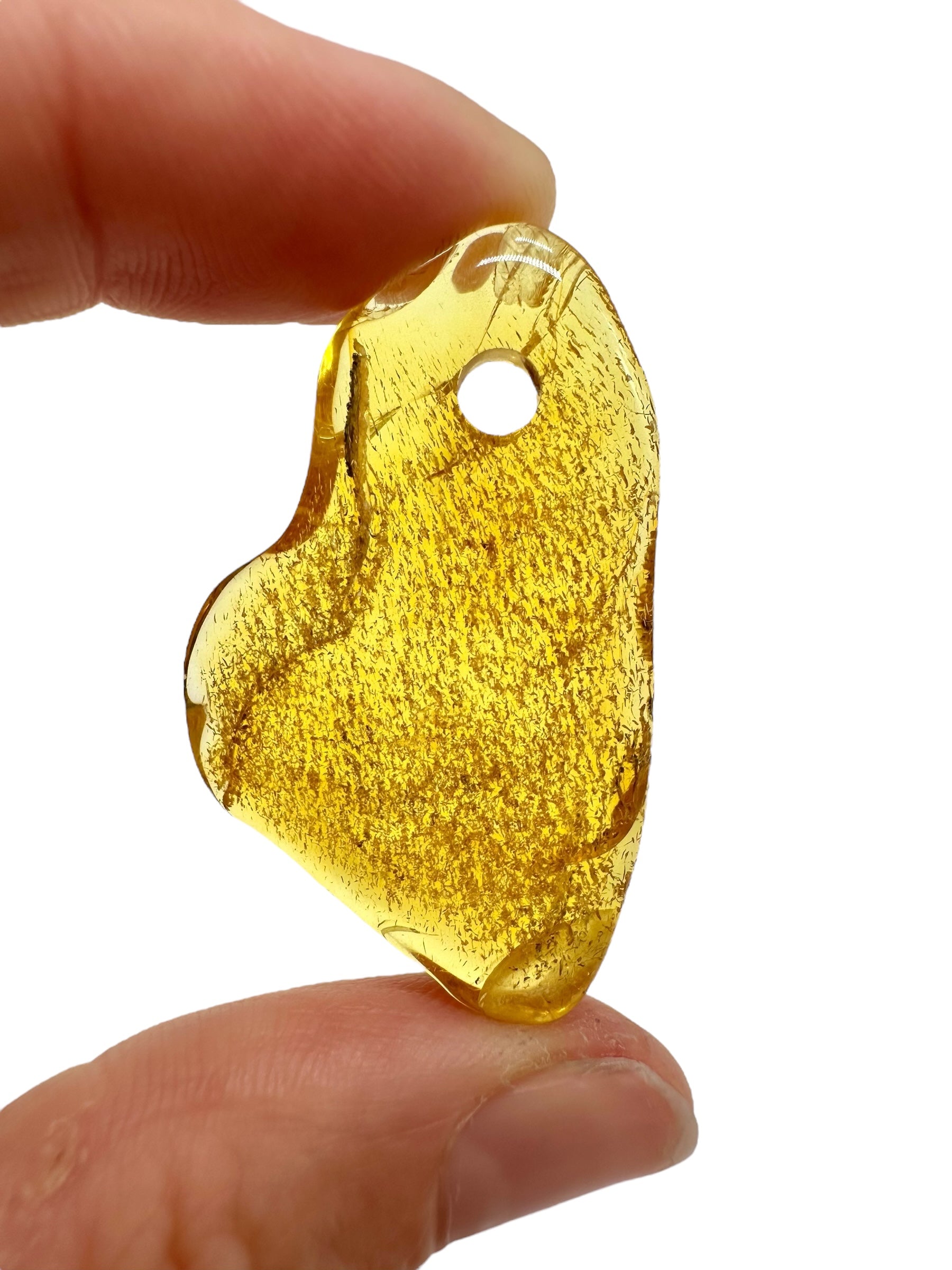Amber with a drilled hole for hanging 2,8g – Lithuania - JND140