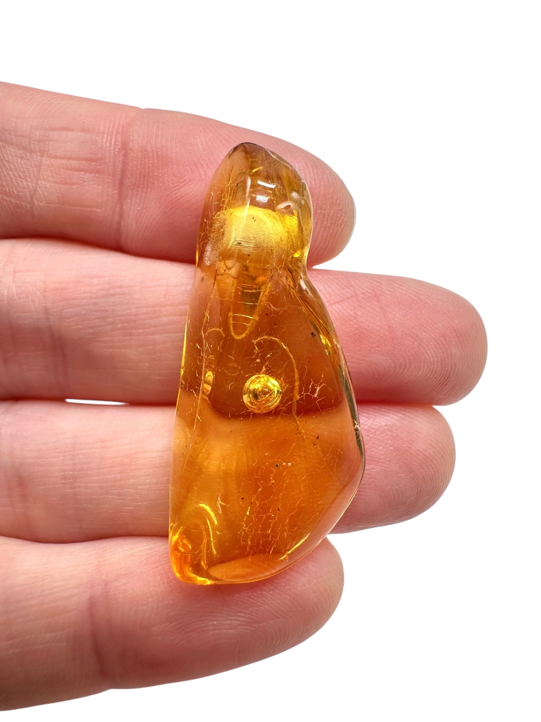 Amber with a drilled hole for hanging 2,3g – Lithuania - JND160
