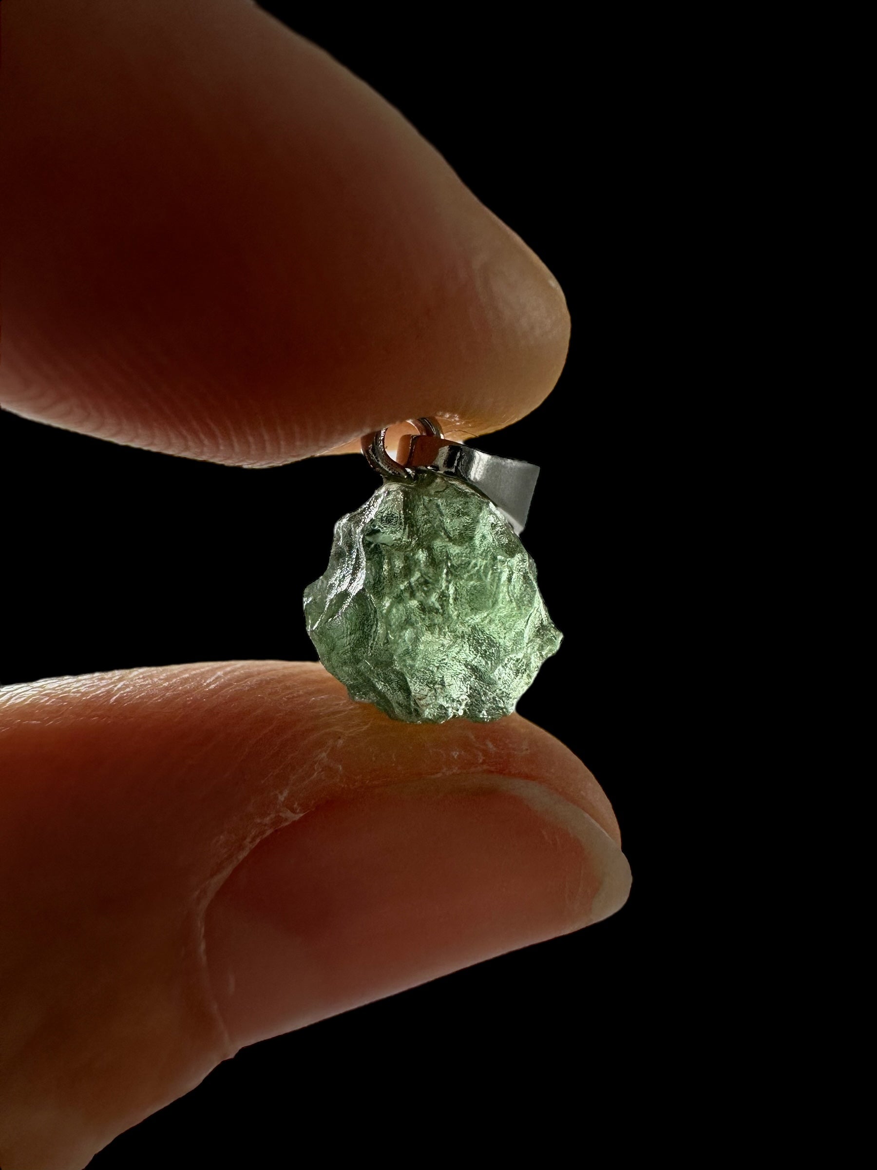 Moldavite pendant 0,5g - P/V488