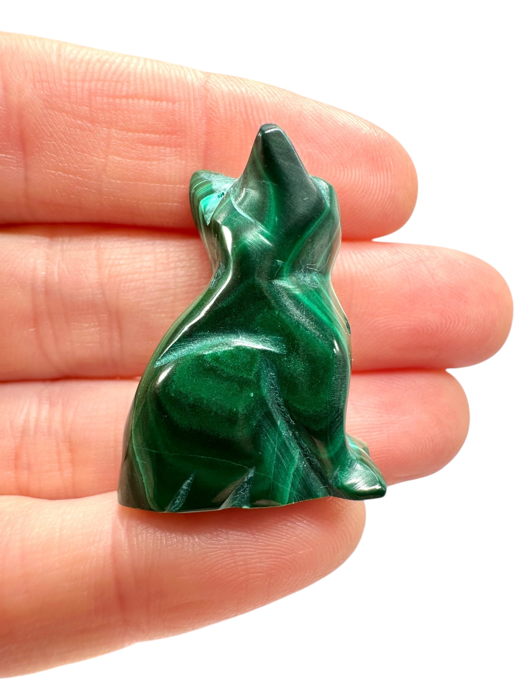 Malachite animal – Cat - MZ043