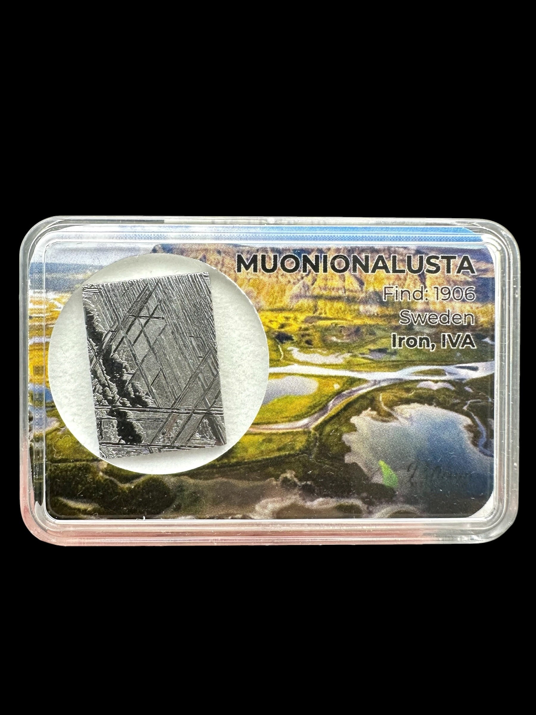 Meteorite Muonionalusta 3,7g – Extra quality – Norrbotten, Sweden