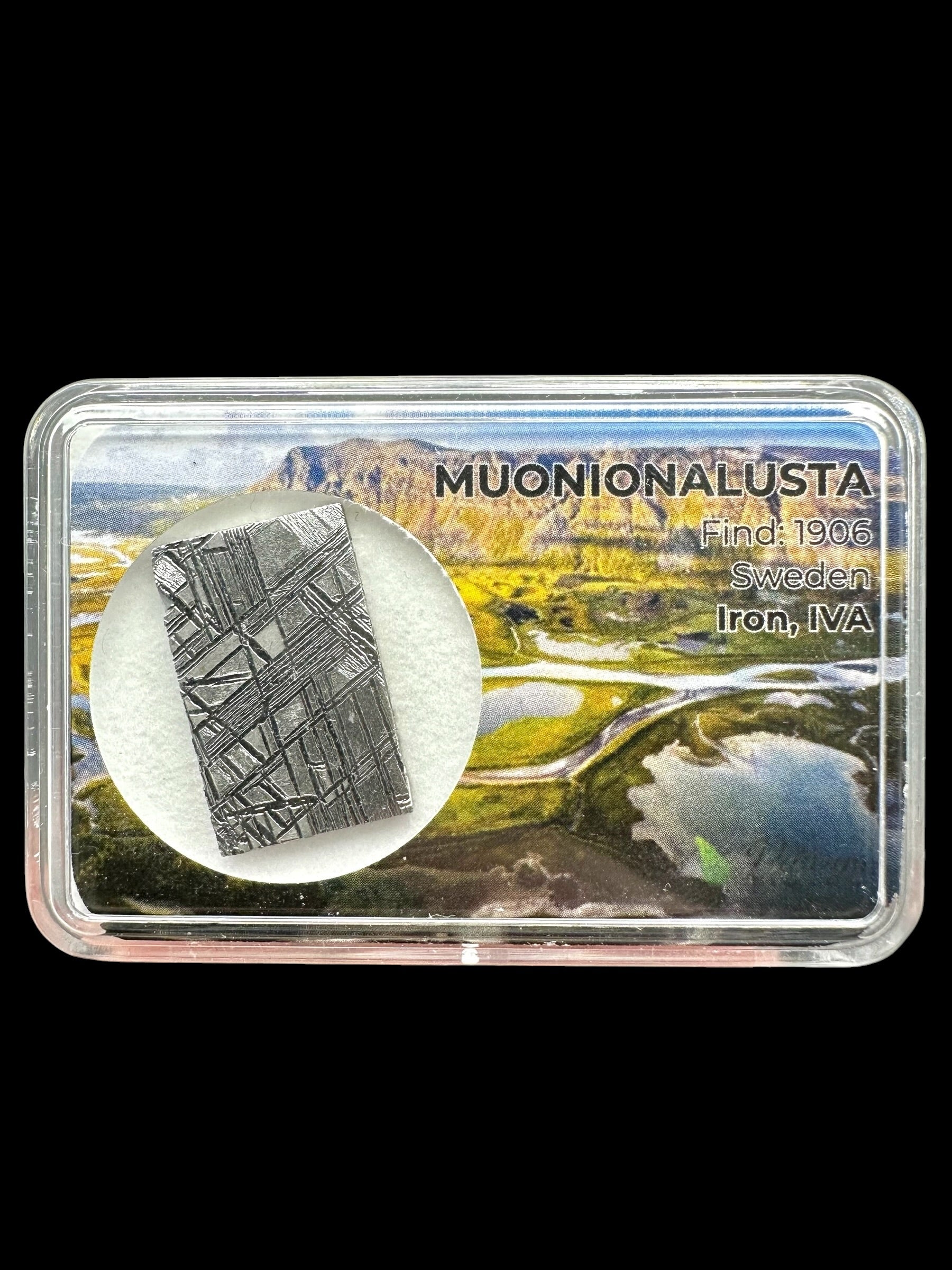 Meteorite Muonionalusta 3,4g – Extra quality – Norrbotten, Sweden
