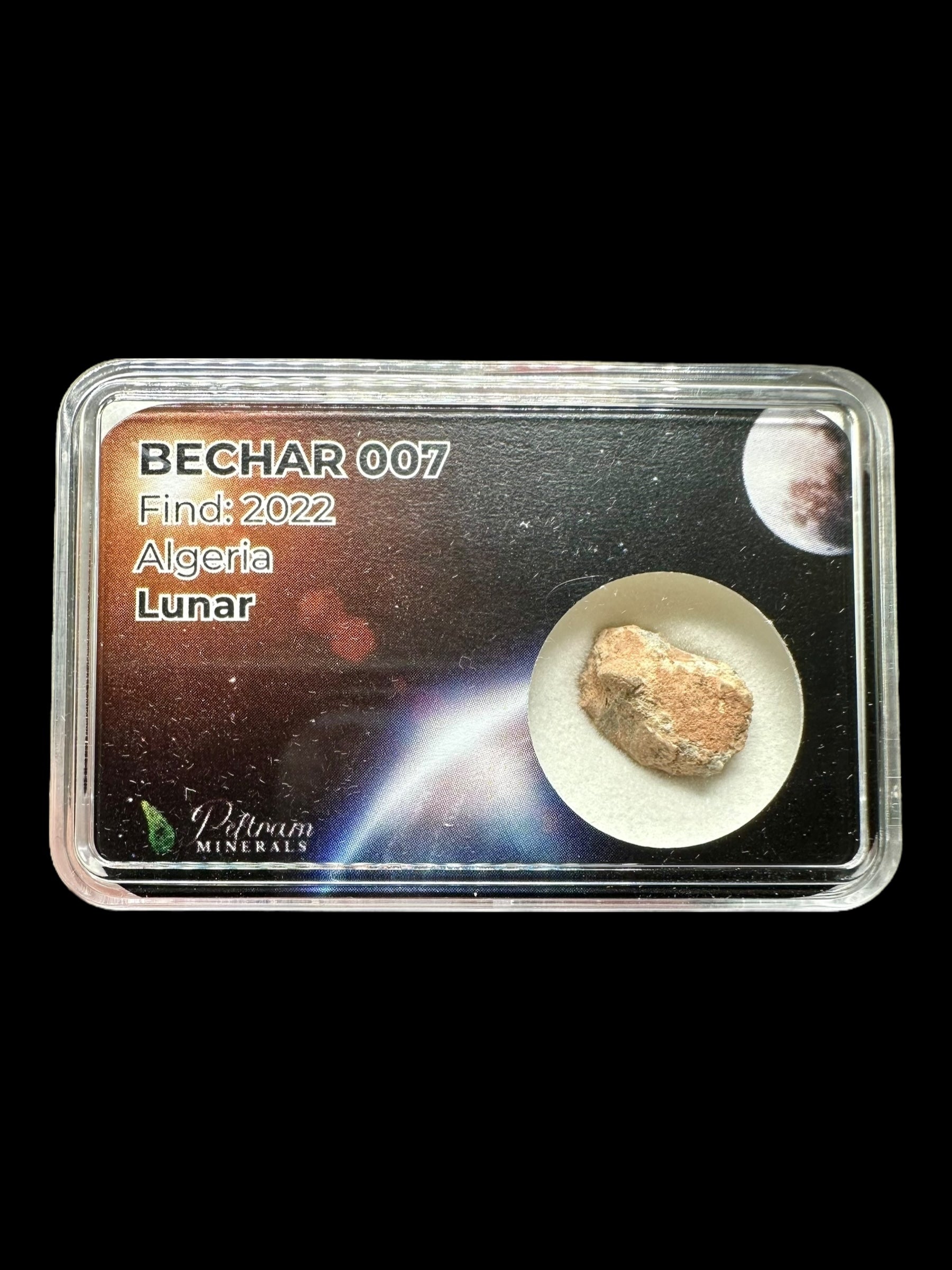 Lunar meteorite Bechar 007 – 0,8g – Algeria