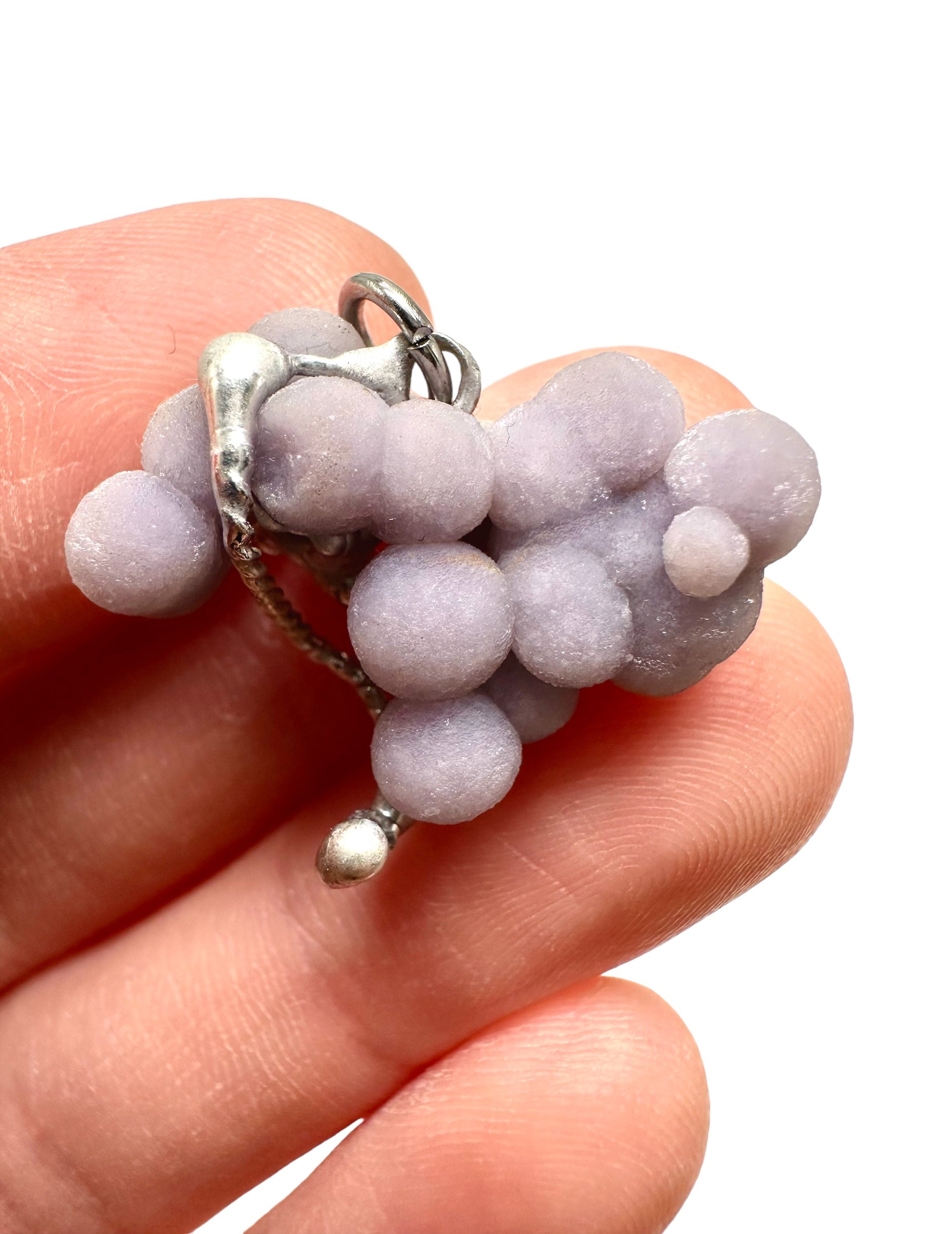 Grape chalcedony pendant - P/HCH18