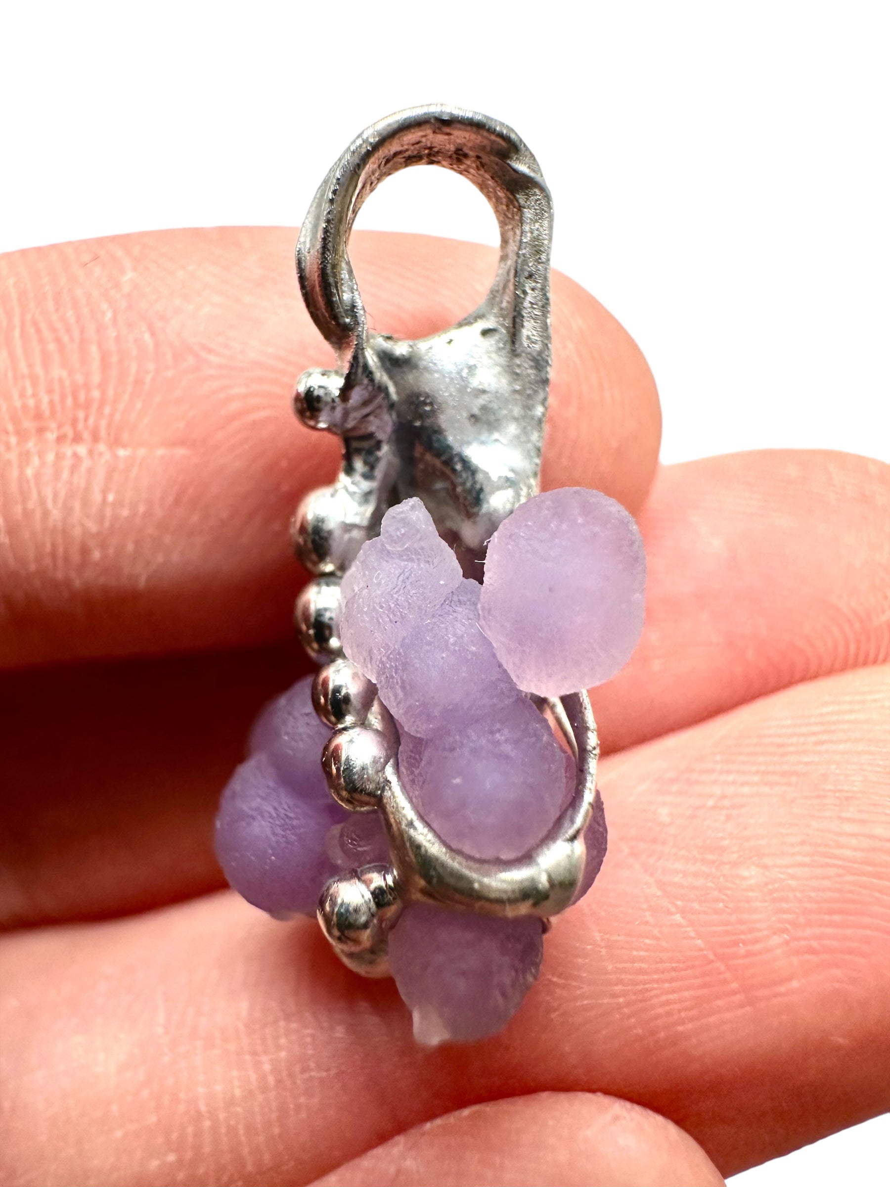 Grape chalcedony pendant - P/HCH20