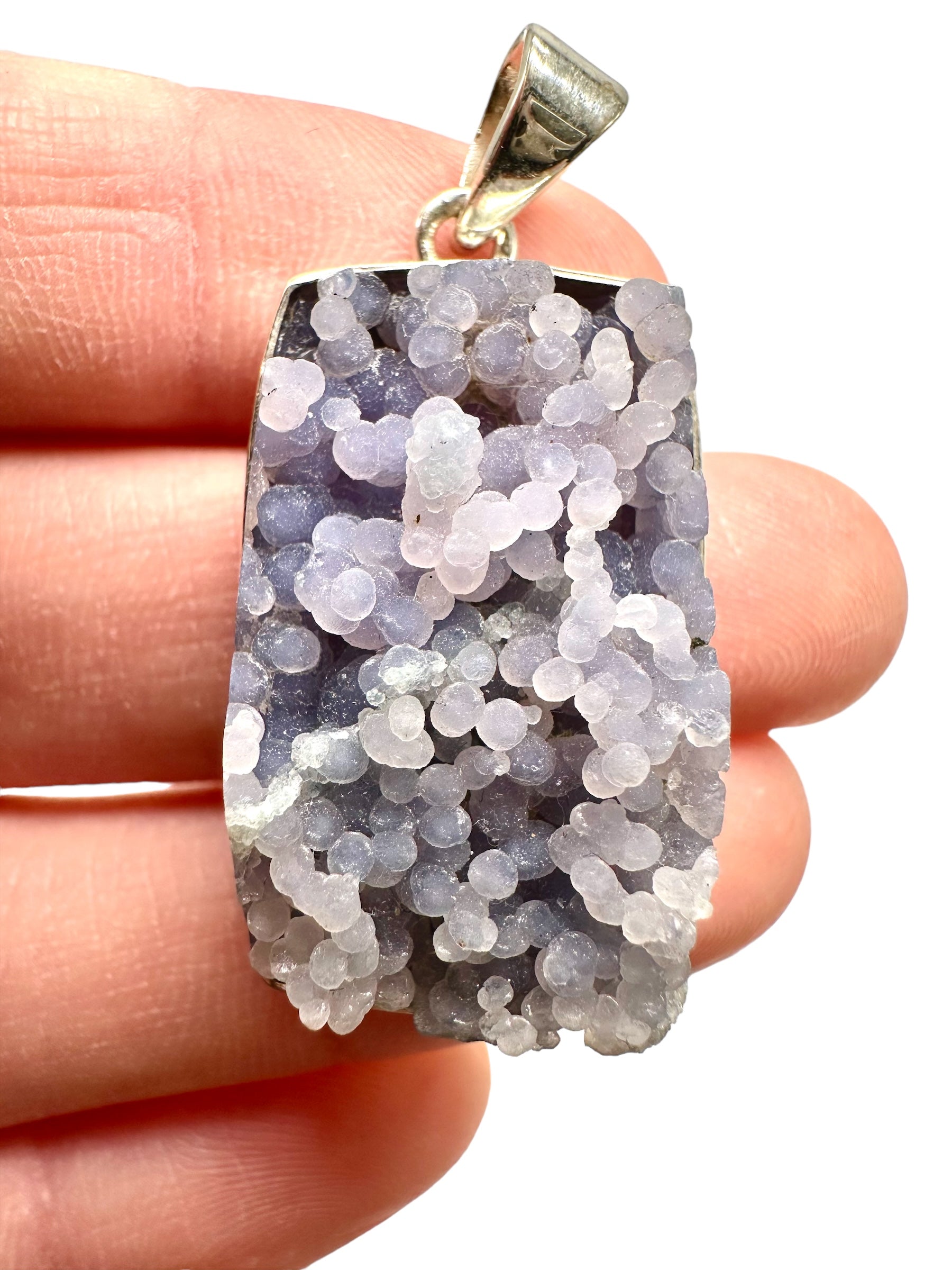 Grape chalcedony pendant