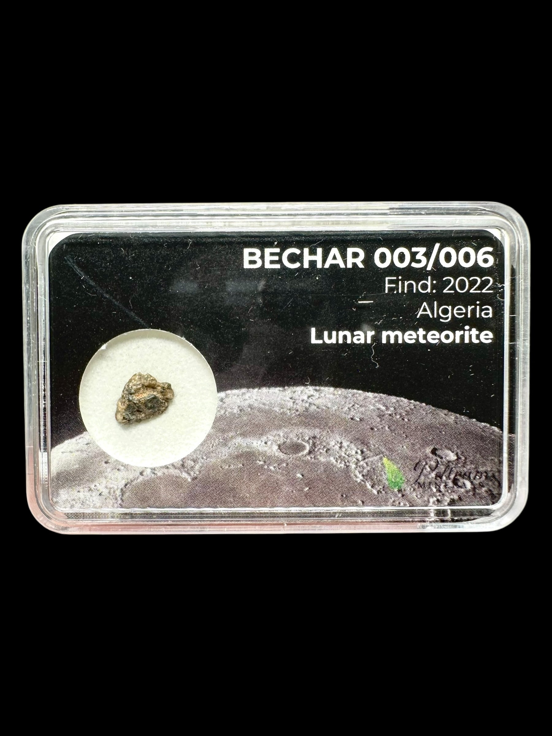 Lunar meteorite Bechar 003/006 – 0,1g – Algeria