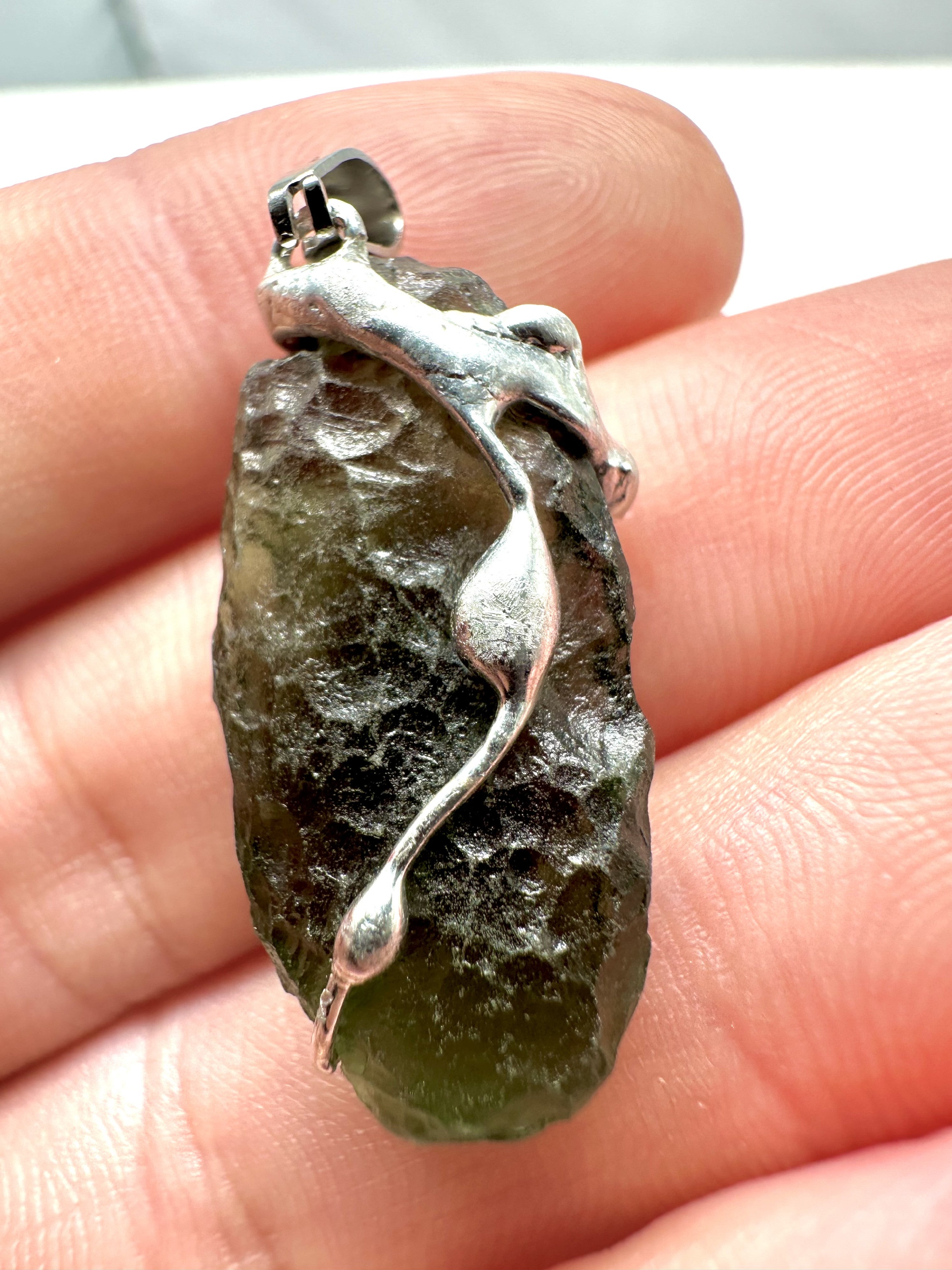 Moldavite pendant - P/V045
