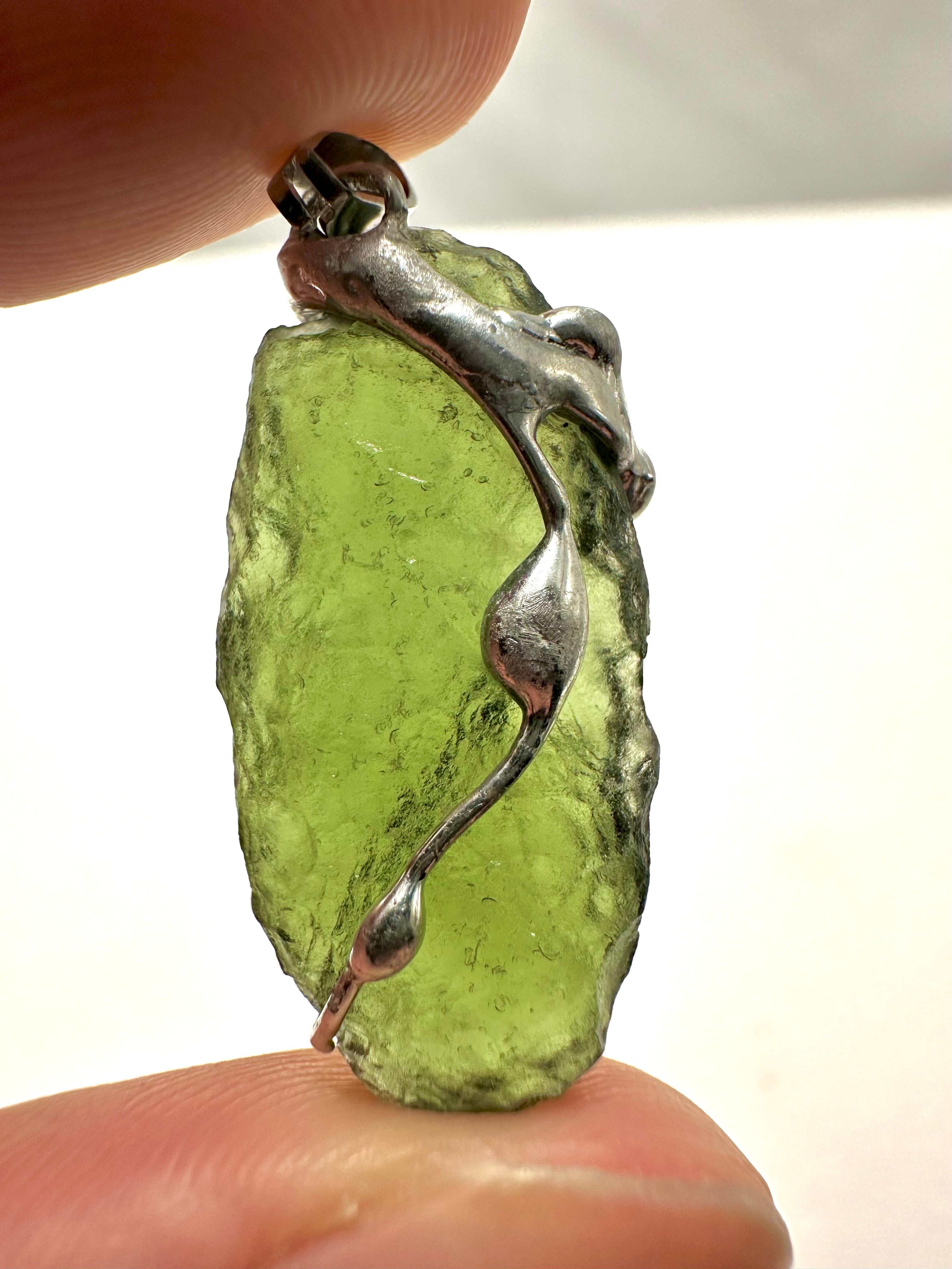 Moldavite pendant - P/V045