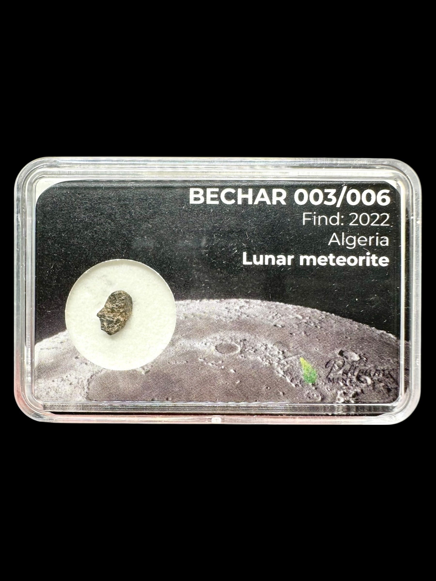Lunar meteorite Bechar 003/006 – 0,1g – Algeria