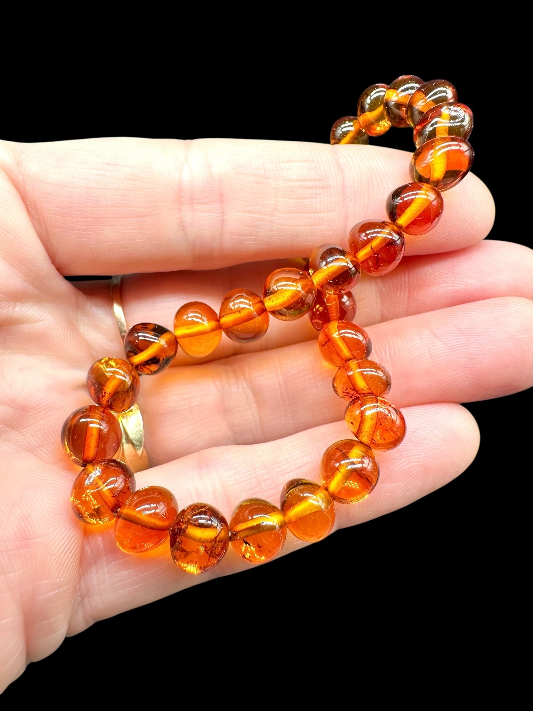 Amber bracelet / random piece - N/J008