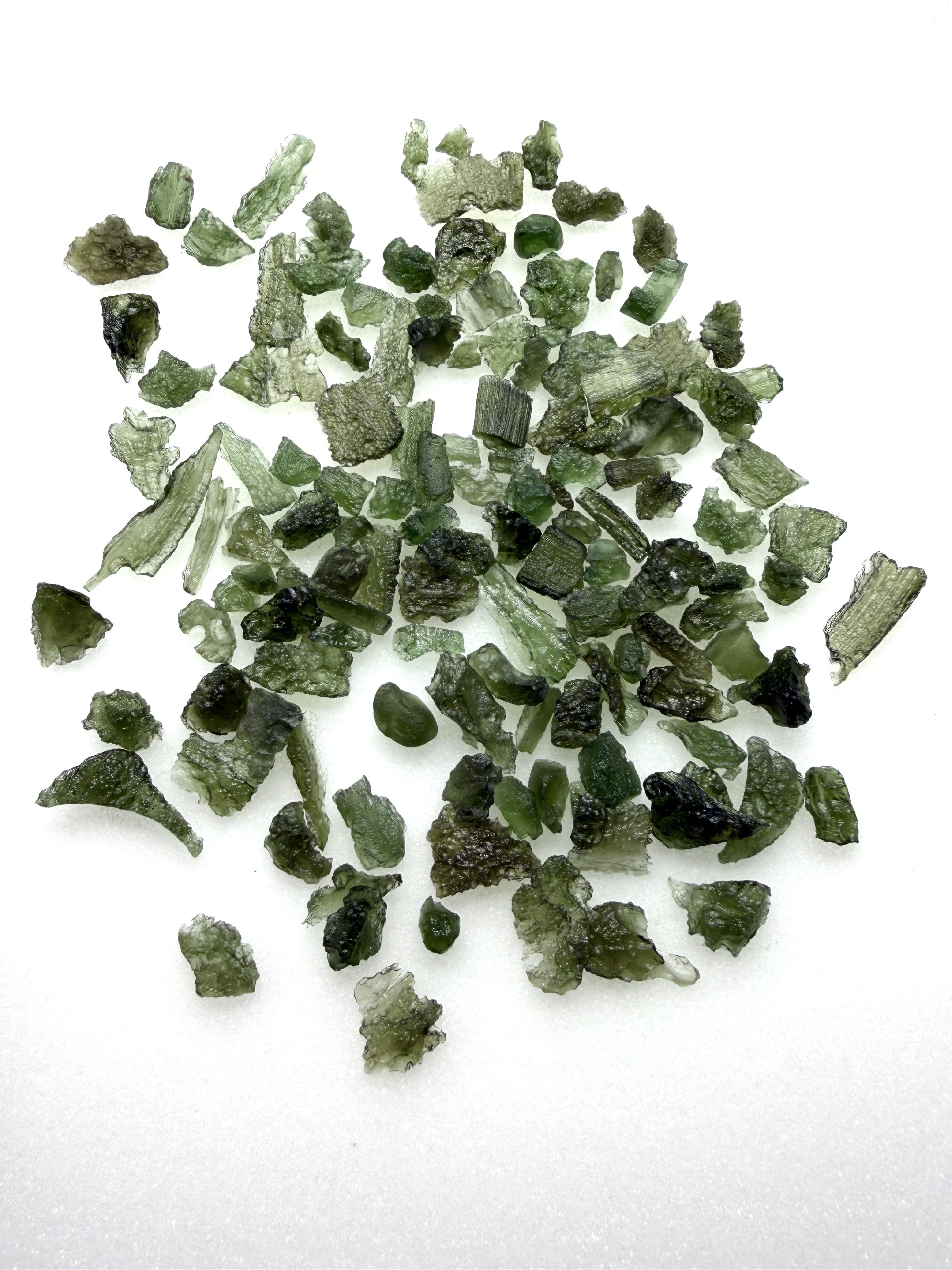 Moldavites from Chlum 0-1g – Undamaged – 100g