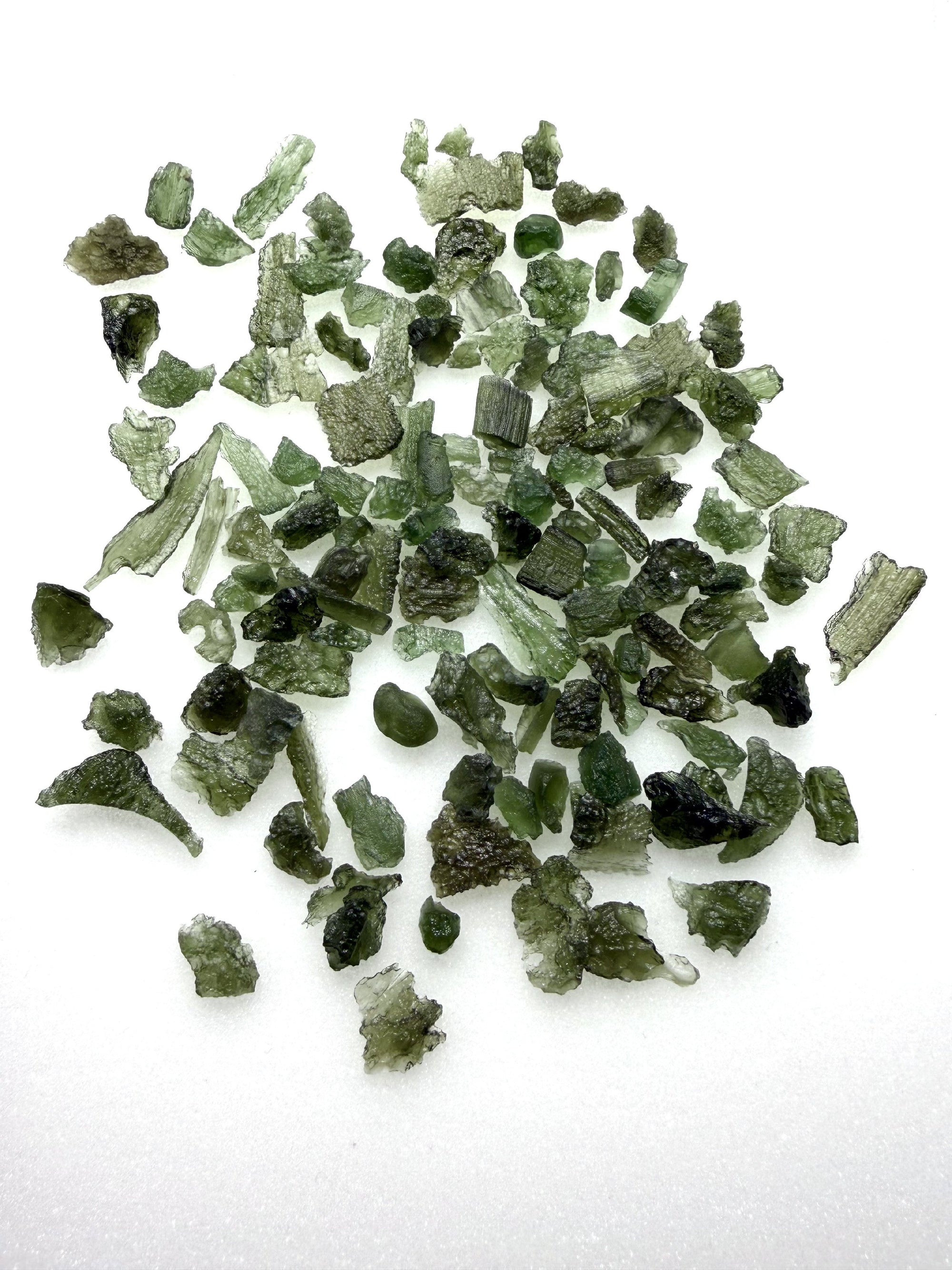 Moldavites from Chlum 0-1g – Undamaged – 100g