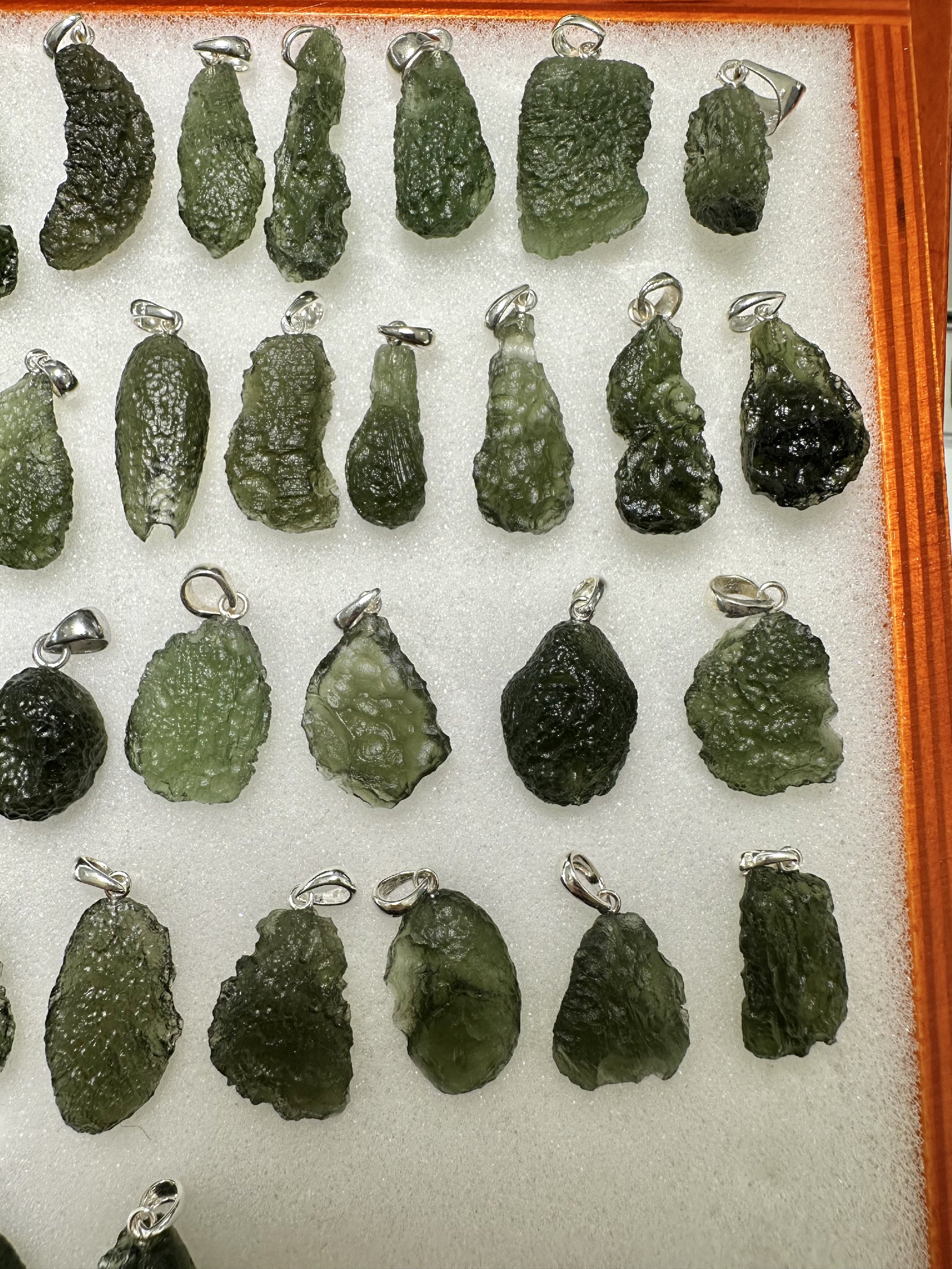 Silver moldavite jewellery – 130g - VSPERK12