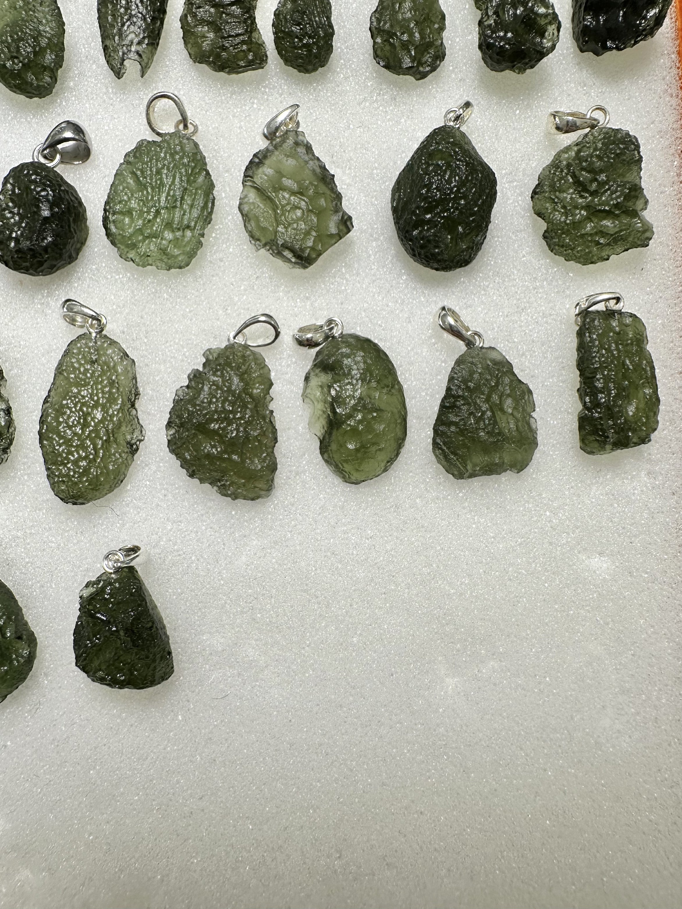 Silver moldavite jewellery – 130g - VSPERK12