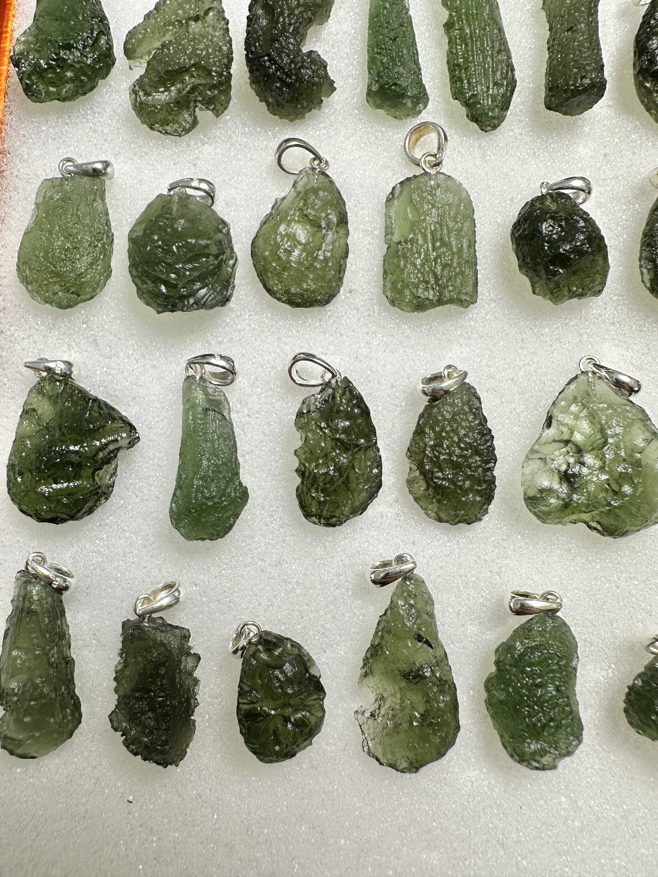 Silver moldavite jewellery – 130g - VSPERK12