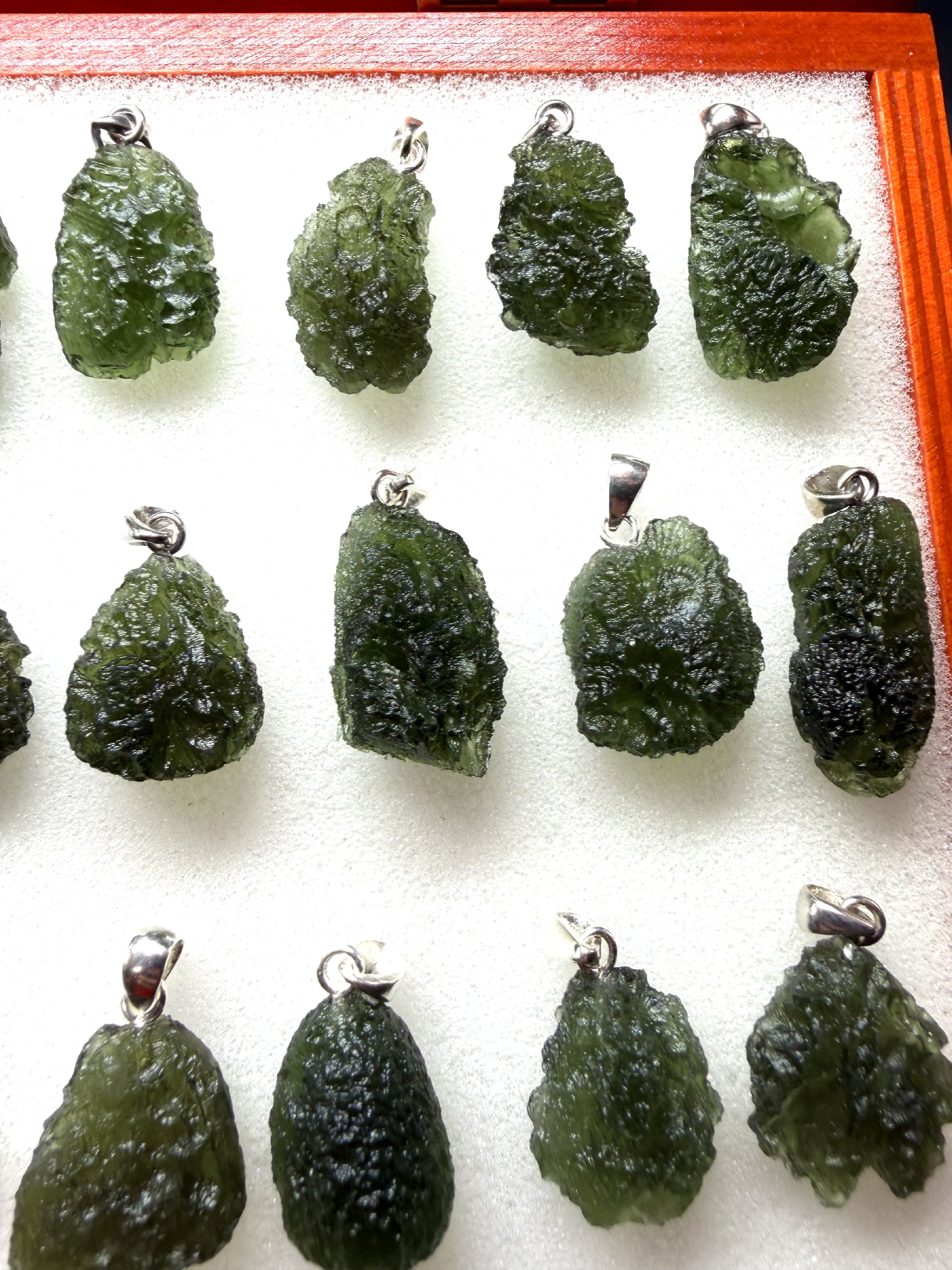 Silver moldavite jewellery – 221g - VSPERK9