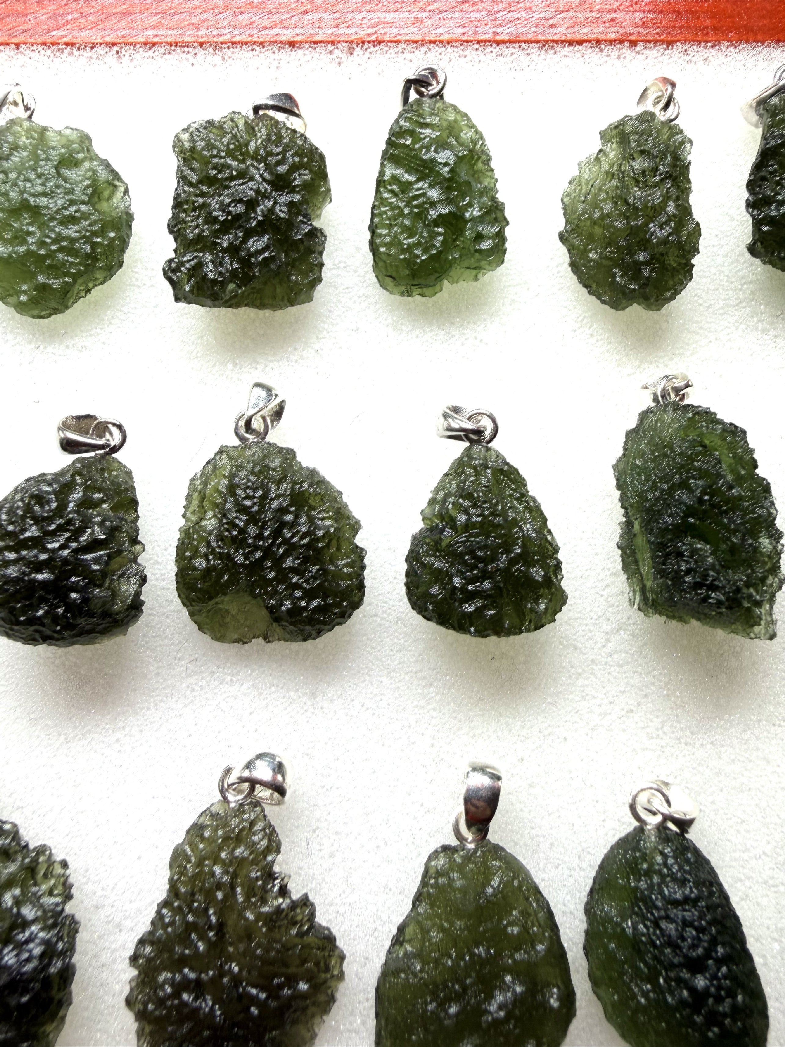 Silver moldavite jewellery – 221g - VSPERK9