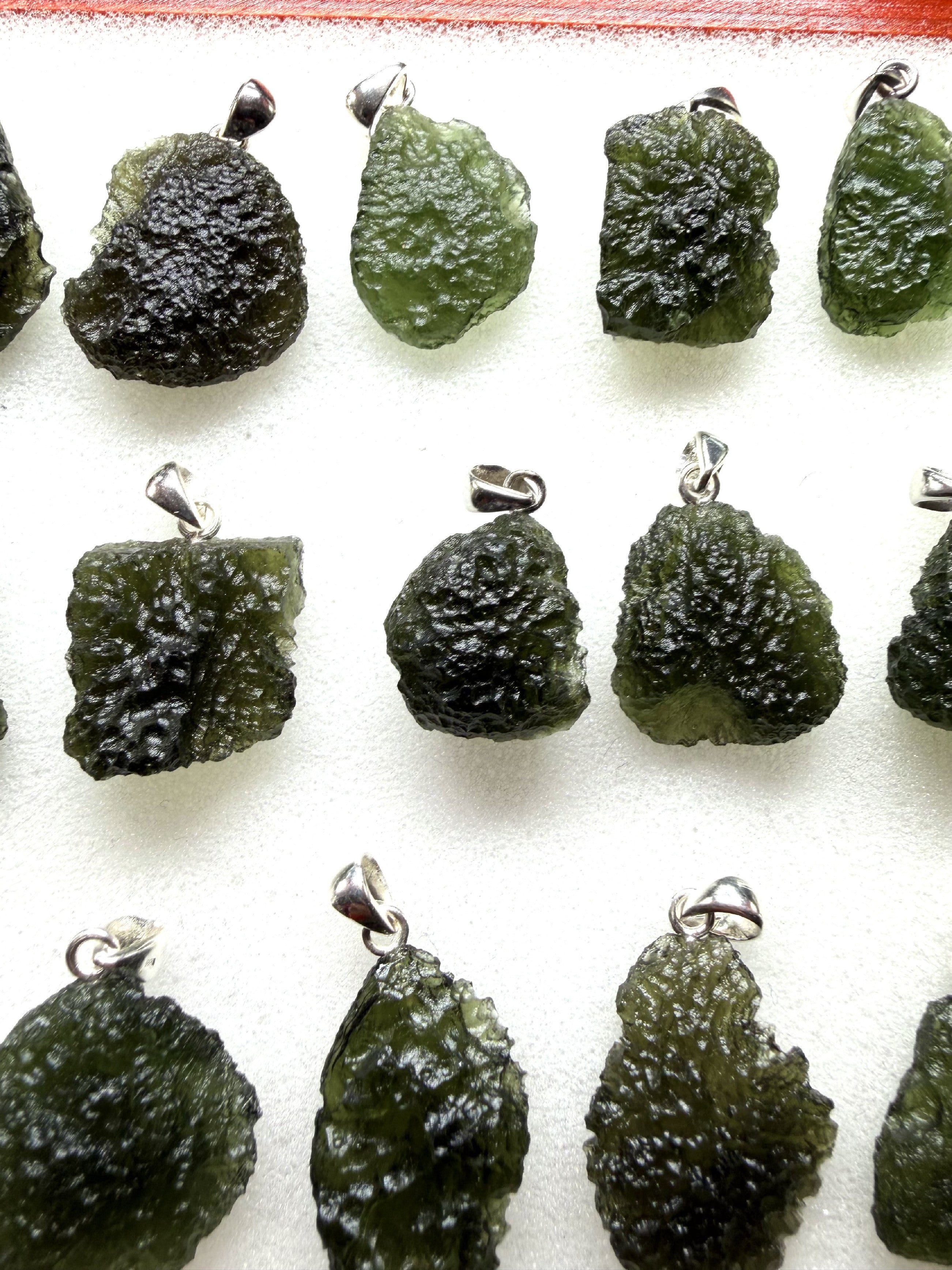 Silver moldavite jewellery – 221g - VSPERK9