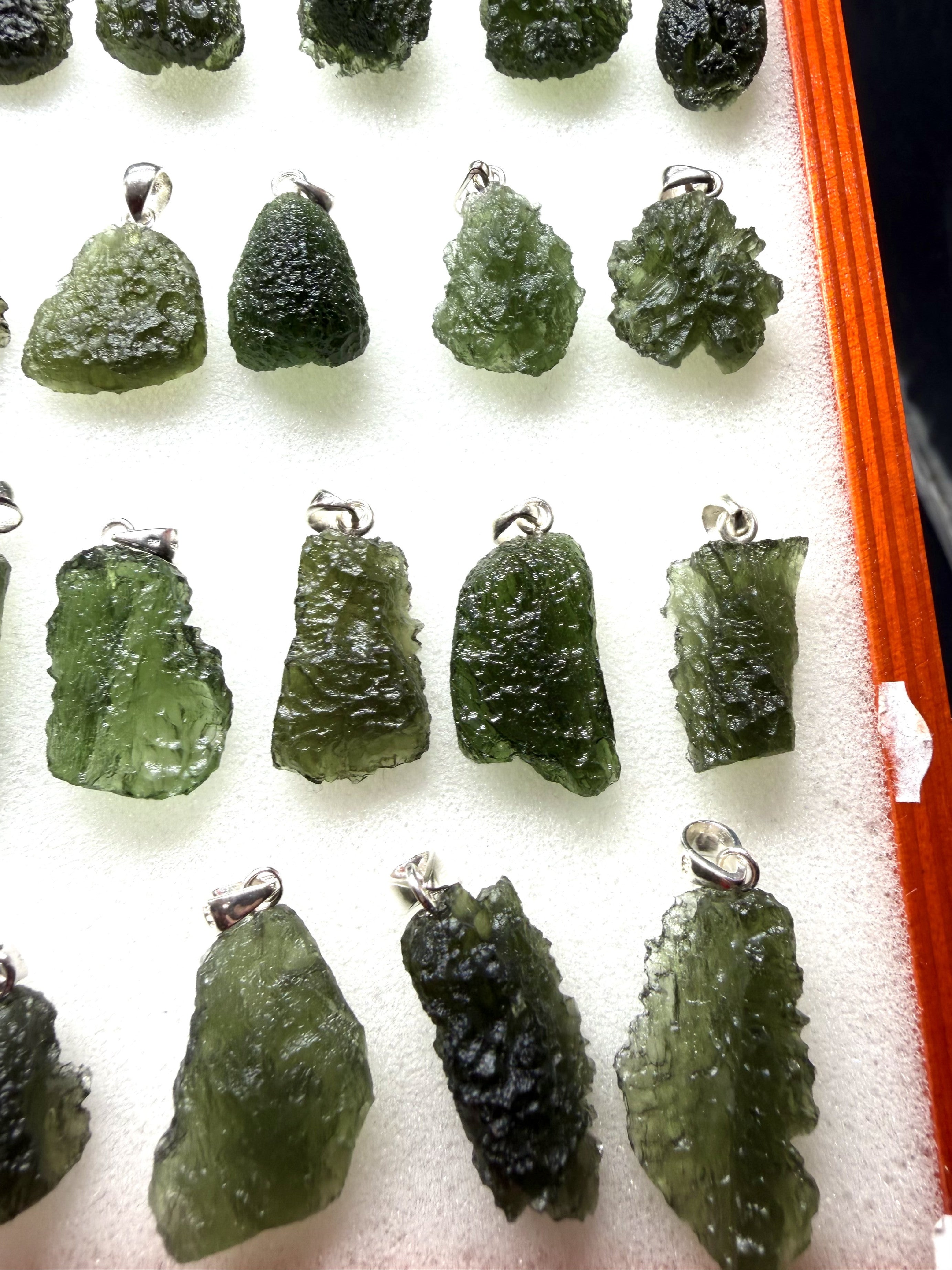 Silver moldavite jewellery – 221g - VSPERK9