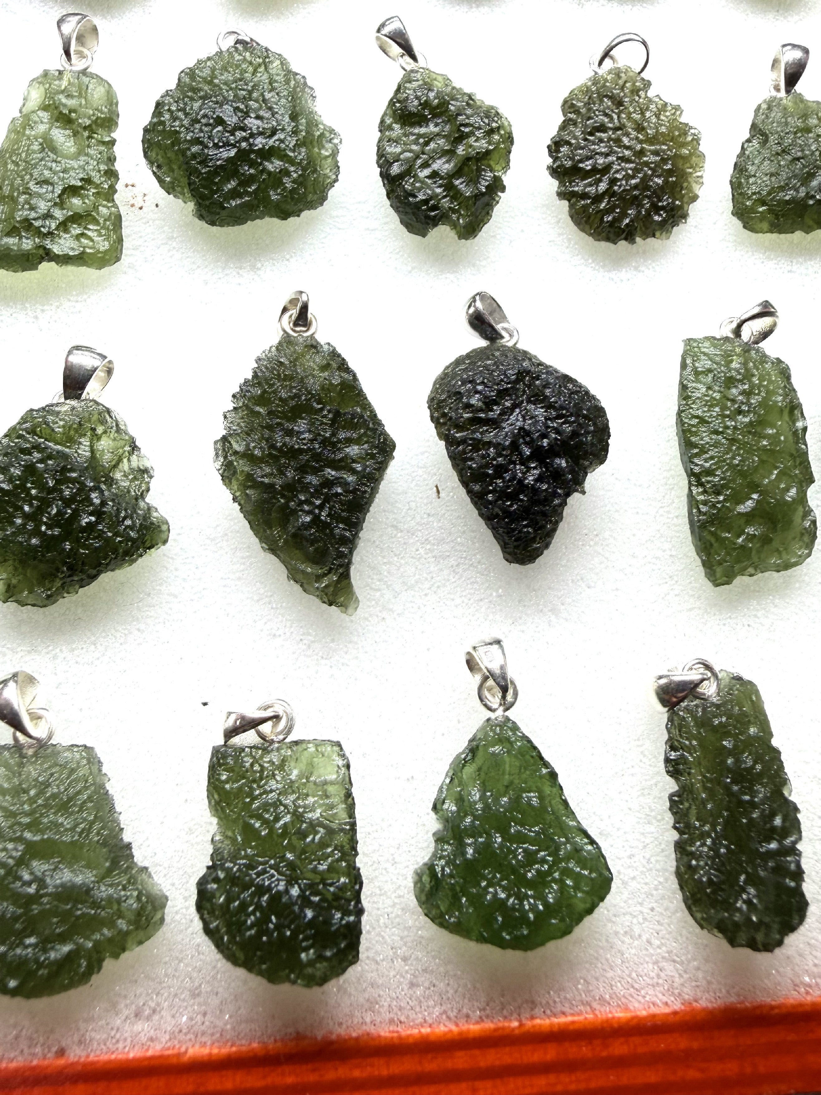 Silver moldavite jewellery – 221g - VSPERK9